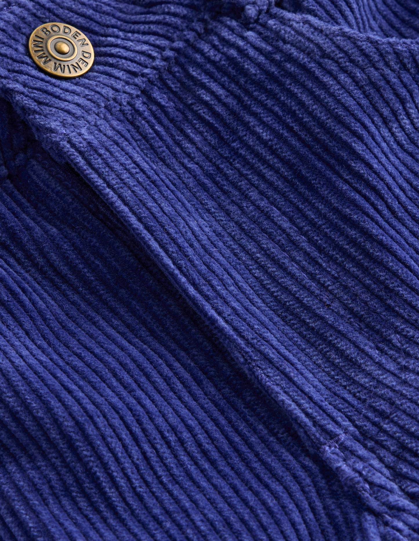 Hose mit weitem Bein-Saphirblau