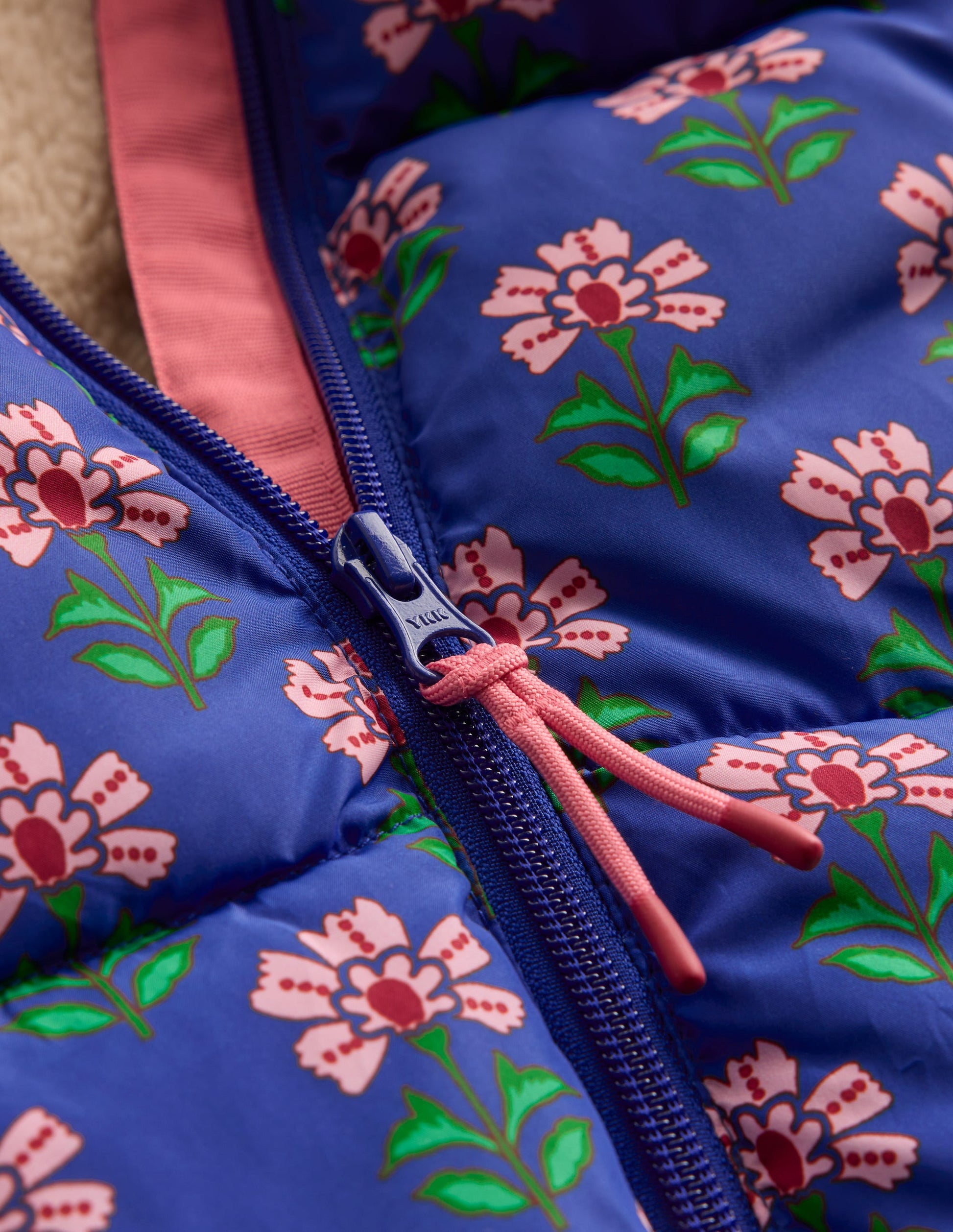 Doudoune 2-en-1-Motif floral xylographique multi-4