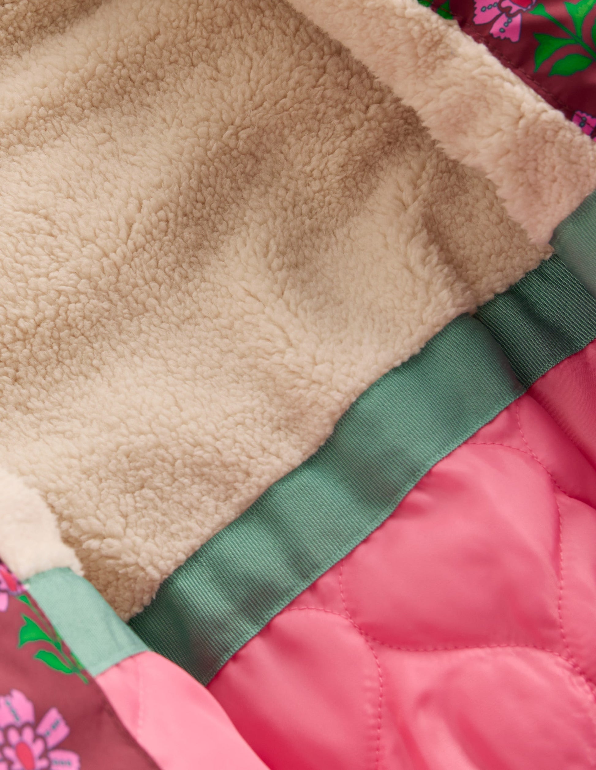 Doudoune 2-en-1-Motif floral xylographique multi-6