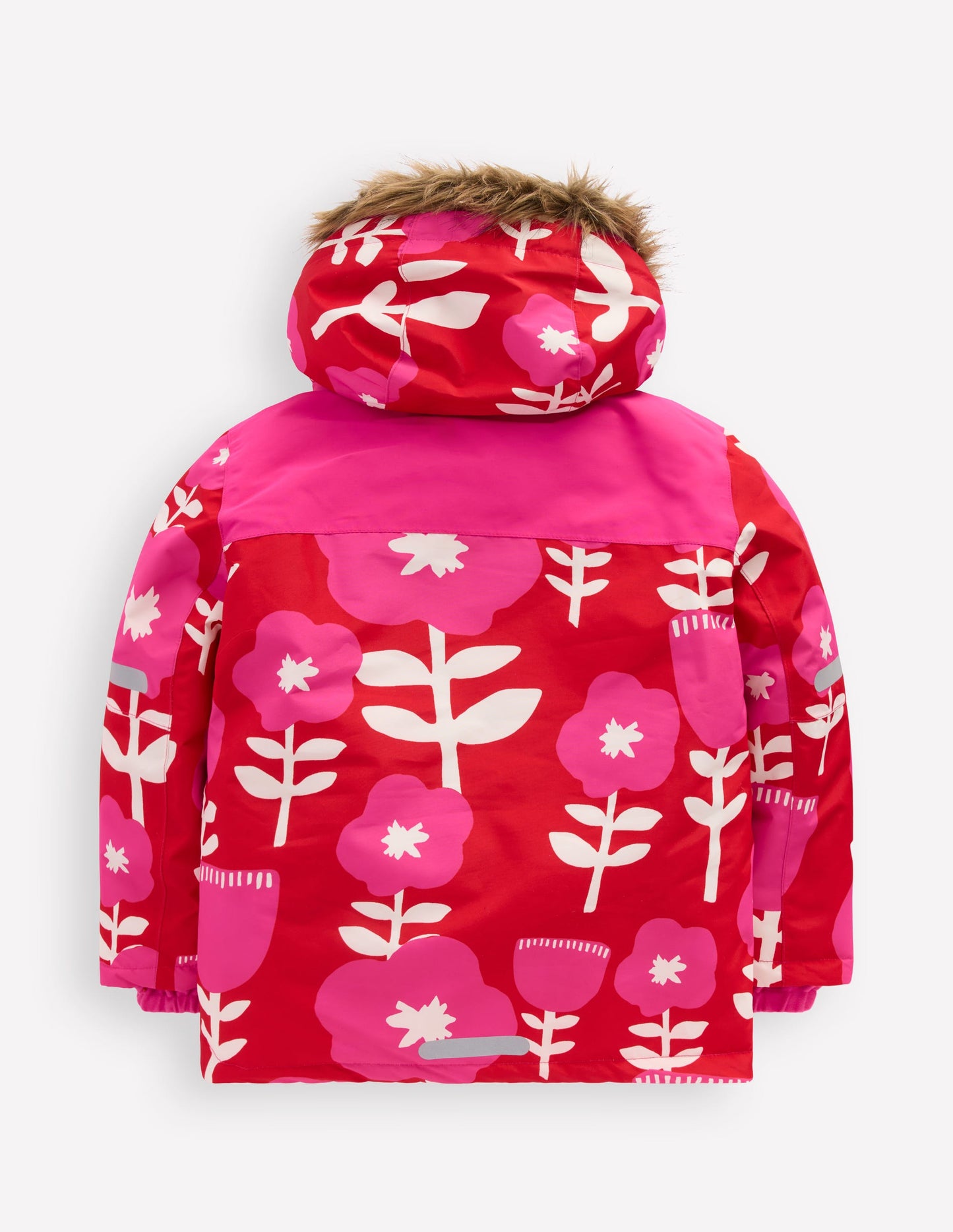 Wasserdichter Allwettermantel-Kräftiges Pink