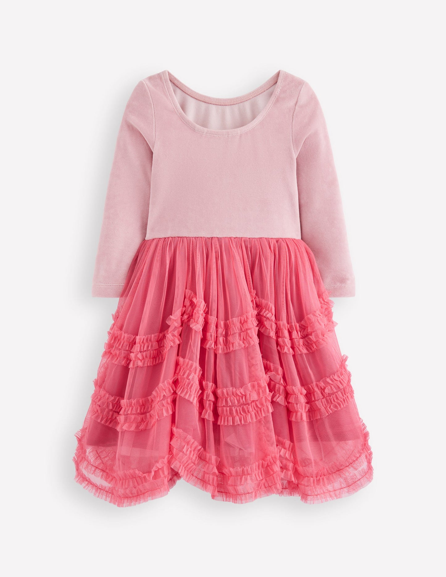 Robe de ballerine en tulle et velours-Animals/Stripe
