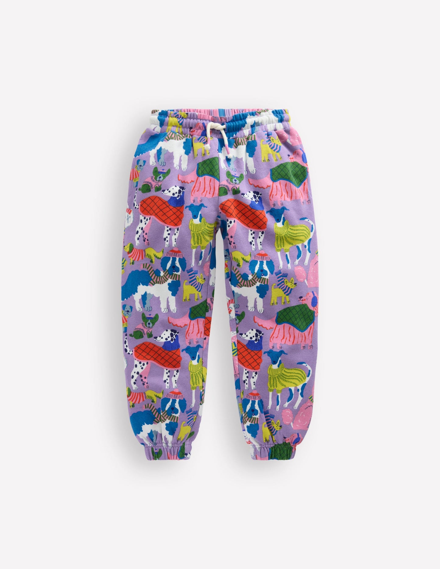 Lustige Jogginghose-Hunde im Kuscheloutfit