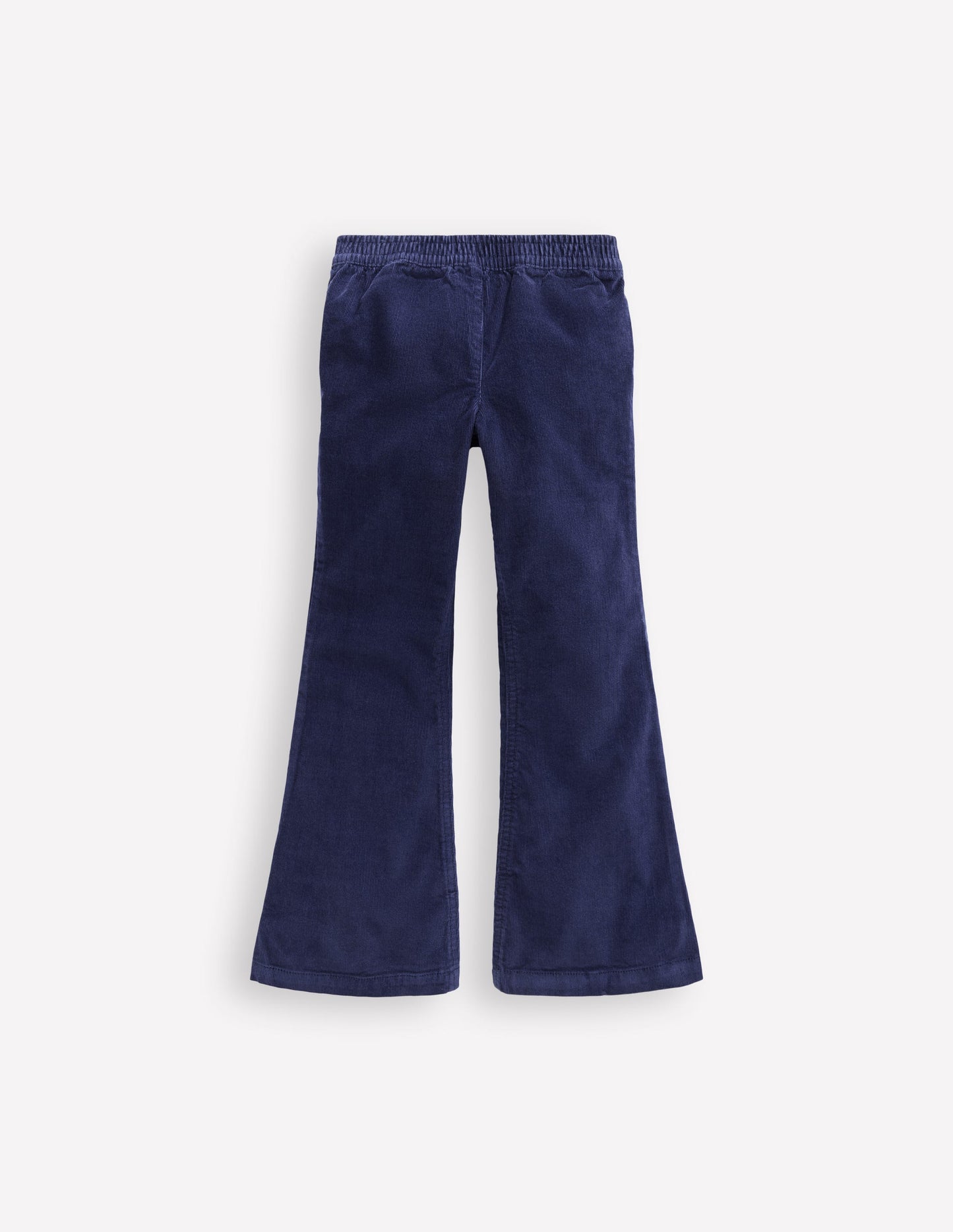 Legging évasé en velours côtelé-Bleu marine universitaire