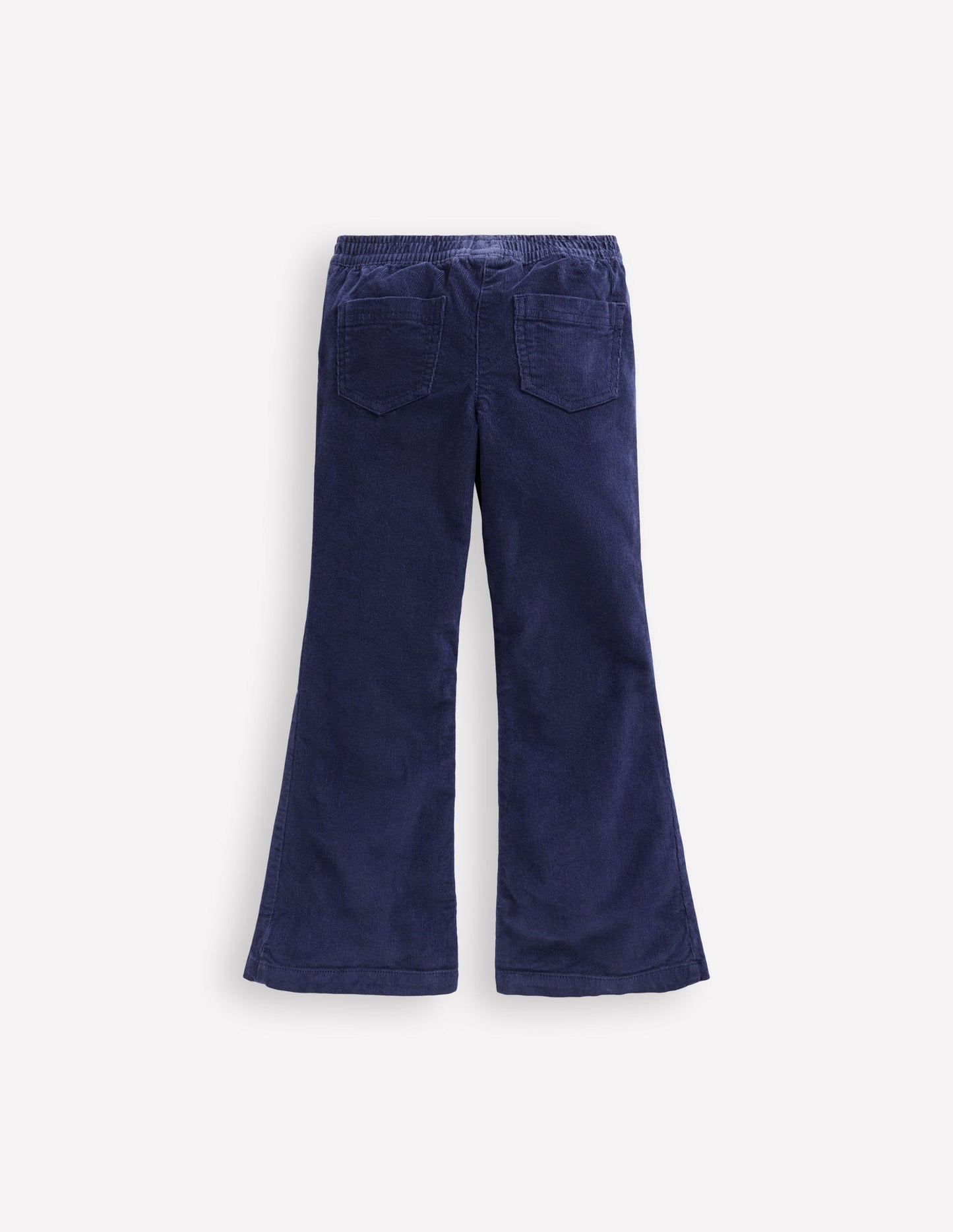 Legging évasé en velours côtelé-Bleu marine universitaire
