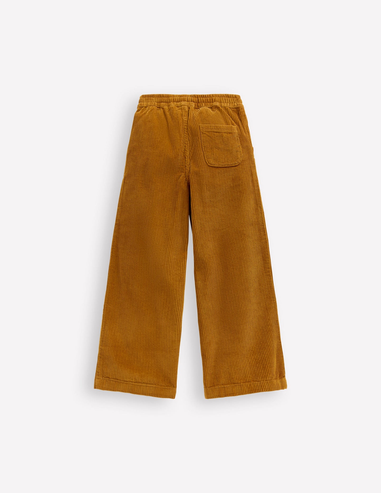 Pantalon décontracté en velours côtelé-Marron caramel
