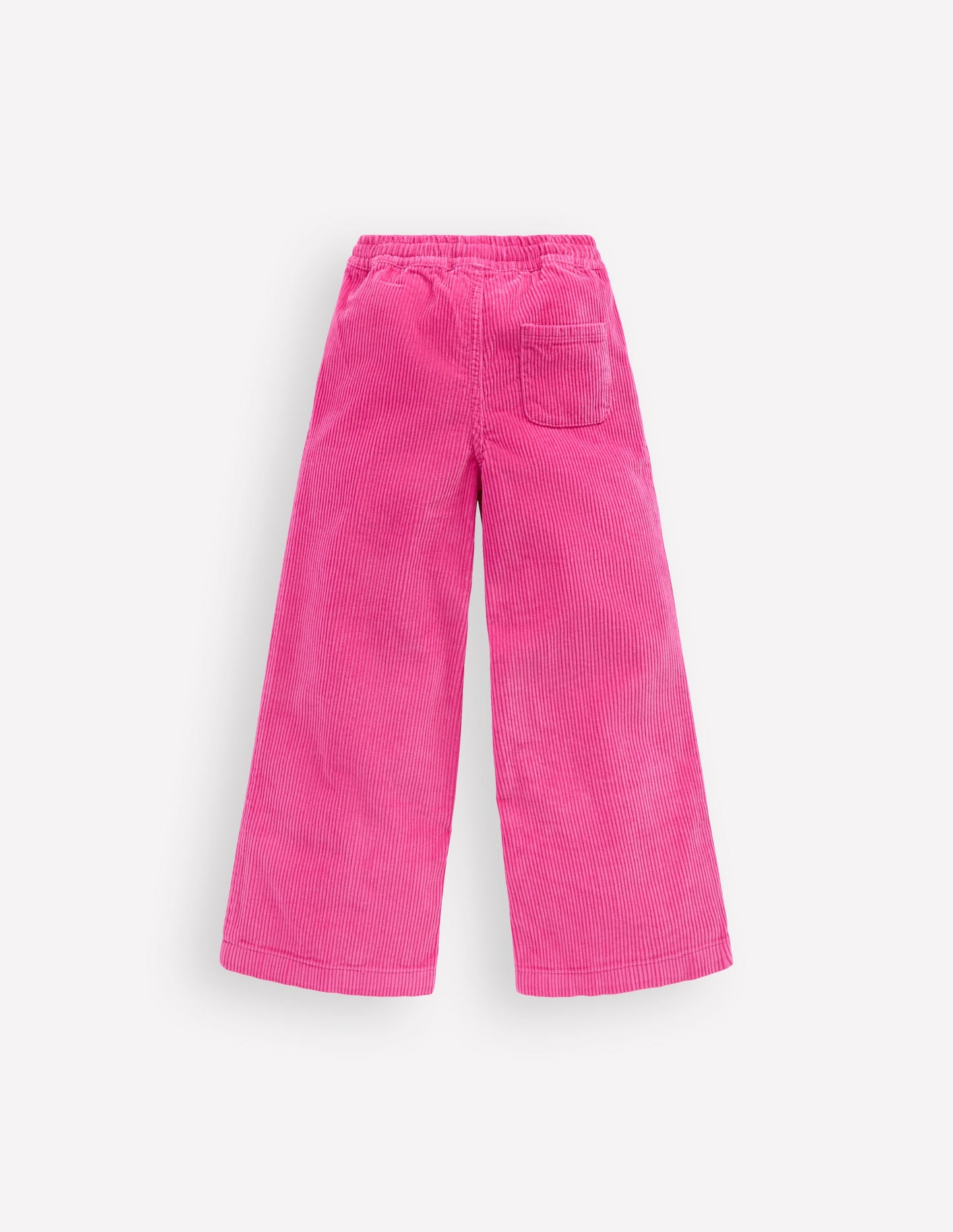 Pantalon décontracté en velours côtelé-Rose Framboise