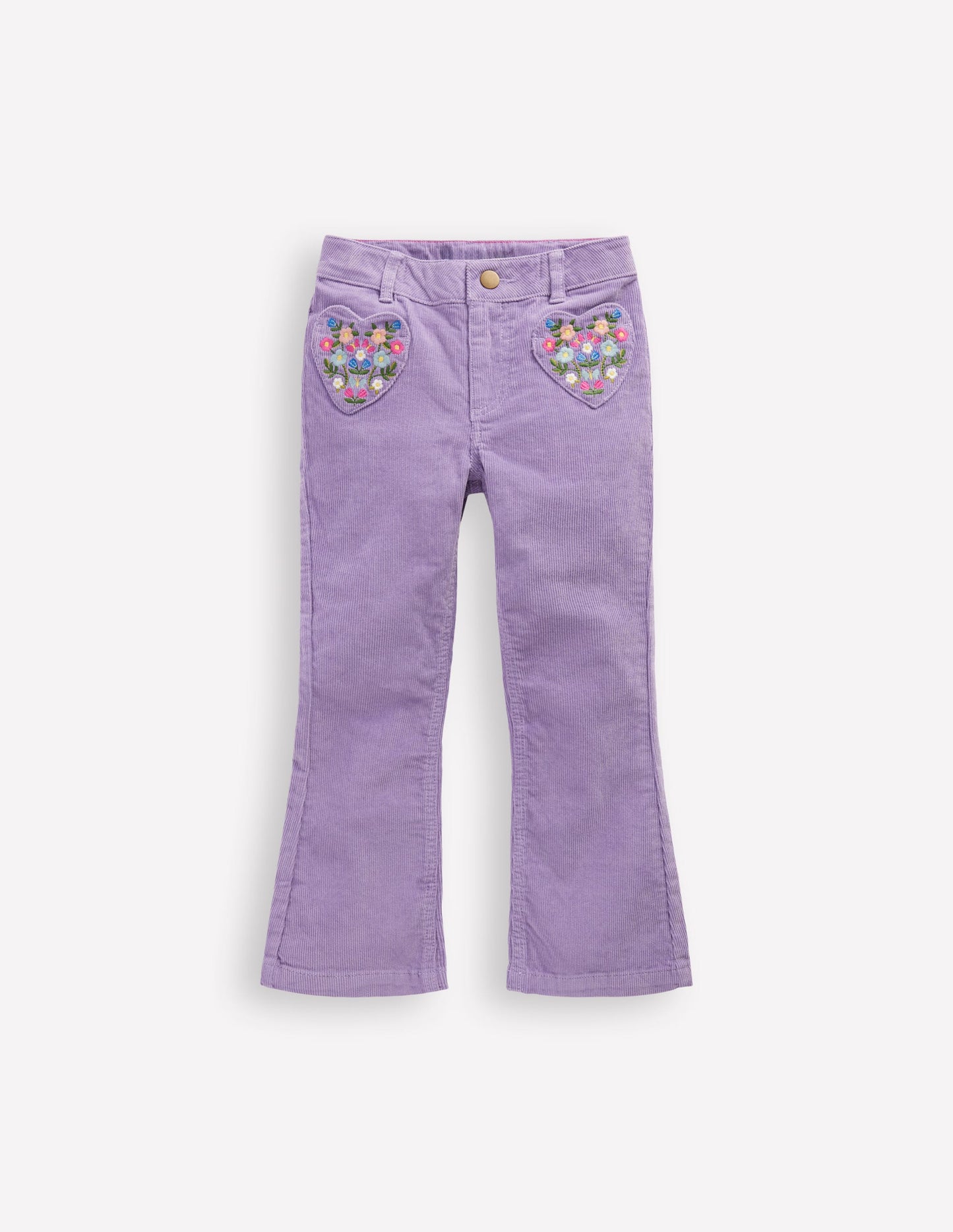 Pantalon évasé-Violet aster