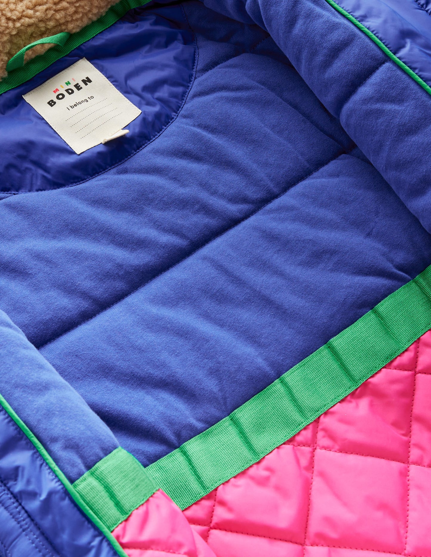 Manteau long cosy-Colourblock léopard