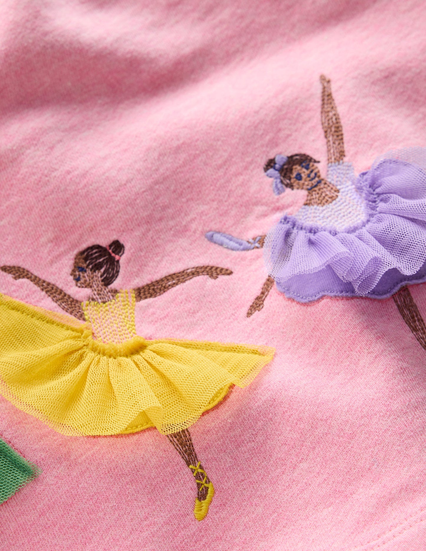 Tunika mit Applikation-Rosa Ballerinas