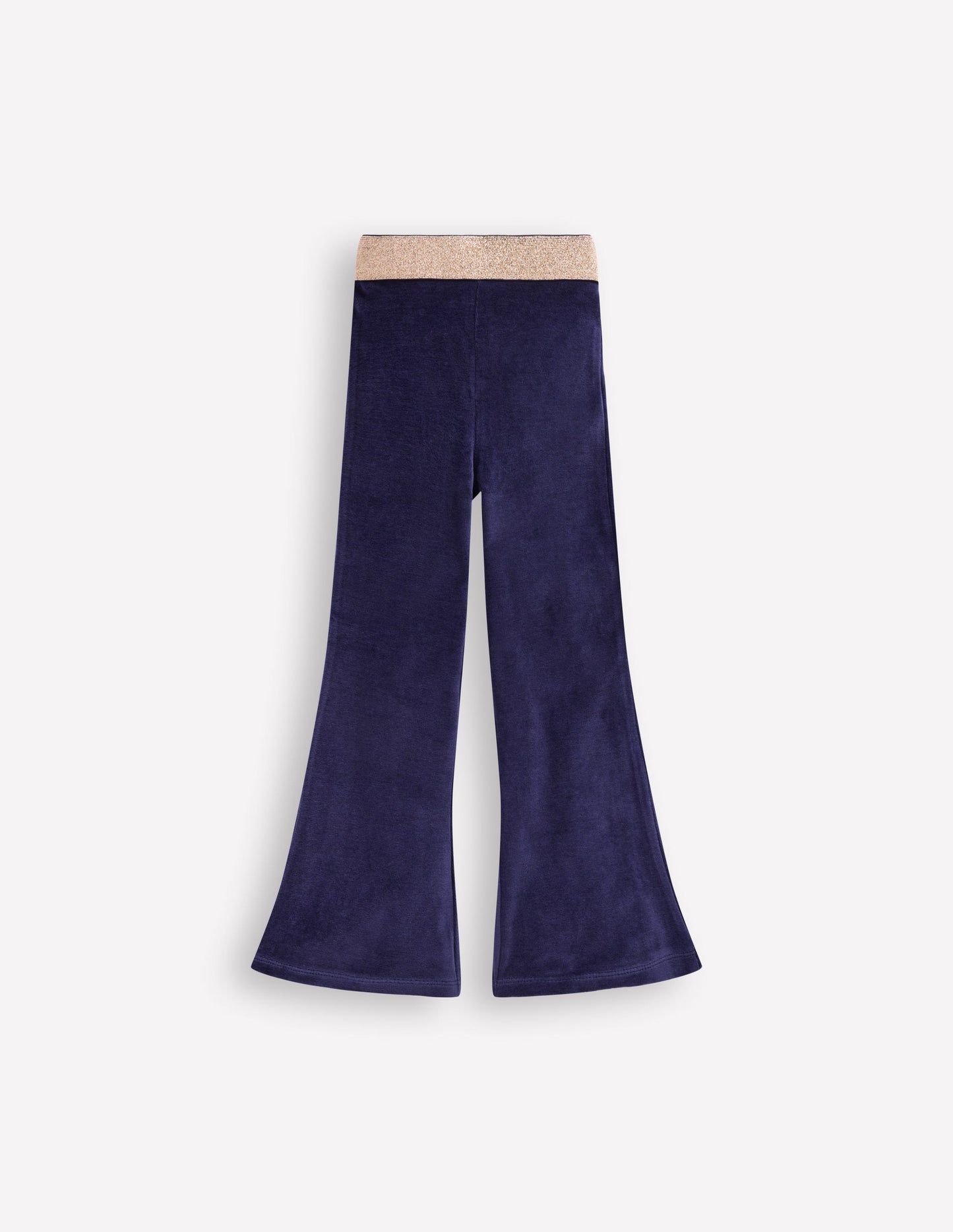 Ausgestellte Samtleggings-Schuluniform-Marineblau