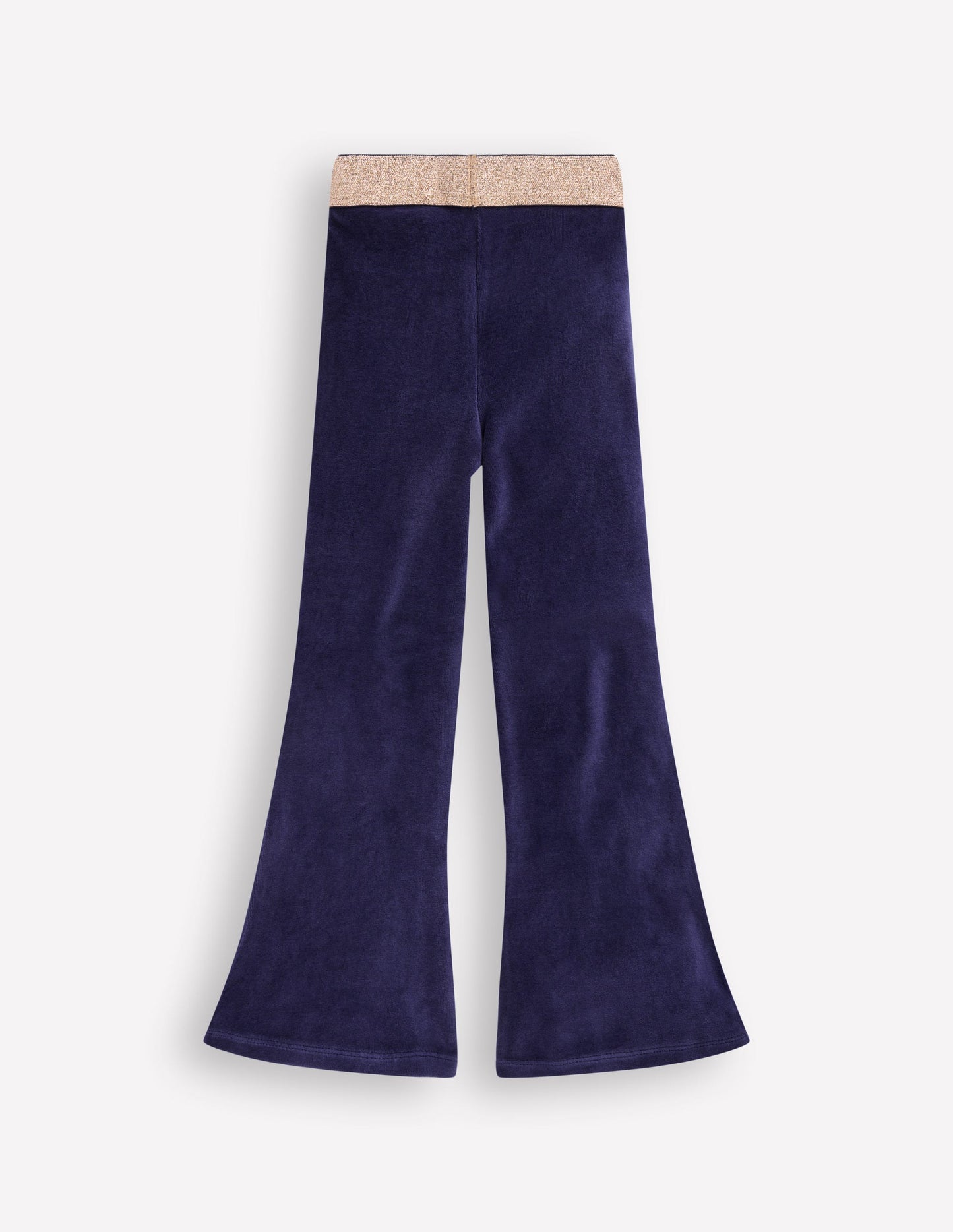 Ausgestellte Samtleggings-Schuluniform-Marineblau