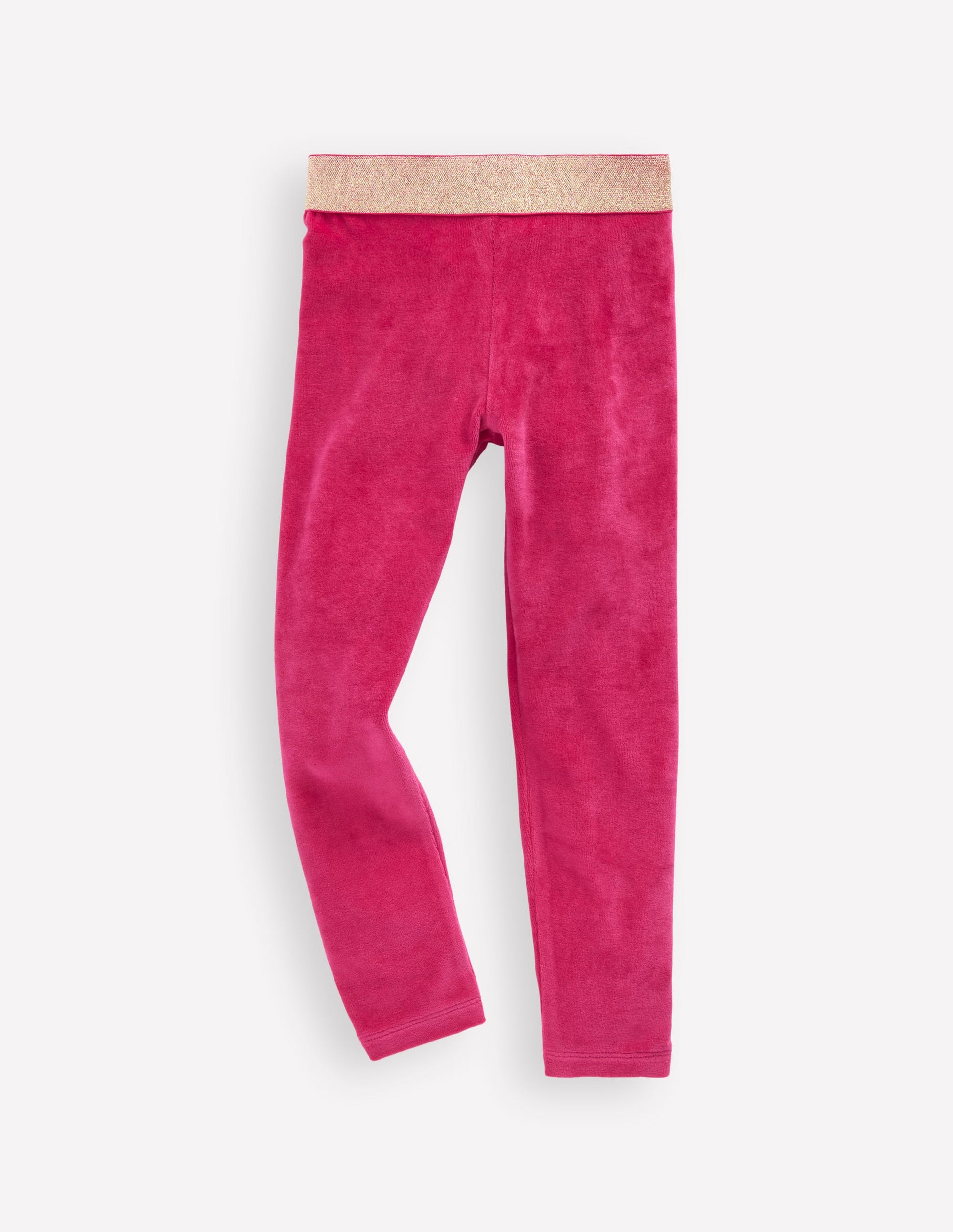 Legging en velours-Confiture à la cerise-1