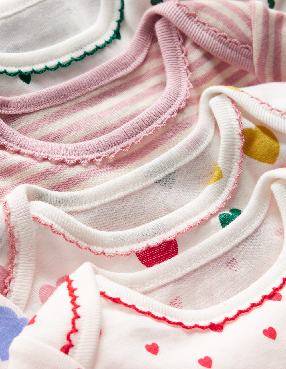 Bodys im 5er-Pack-Bunt & Nautisch Floral
