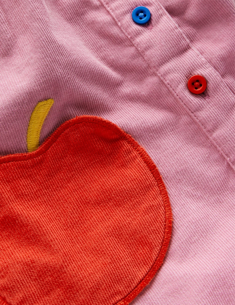 Gewebtes Schürzenkleid-Set-Rosa Apfel-3