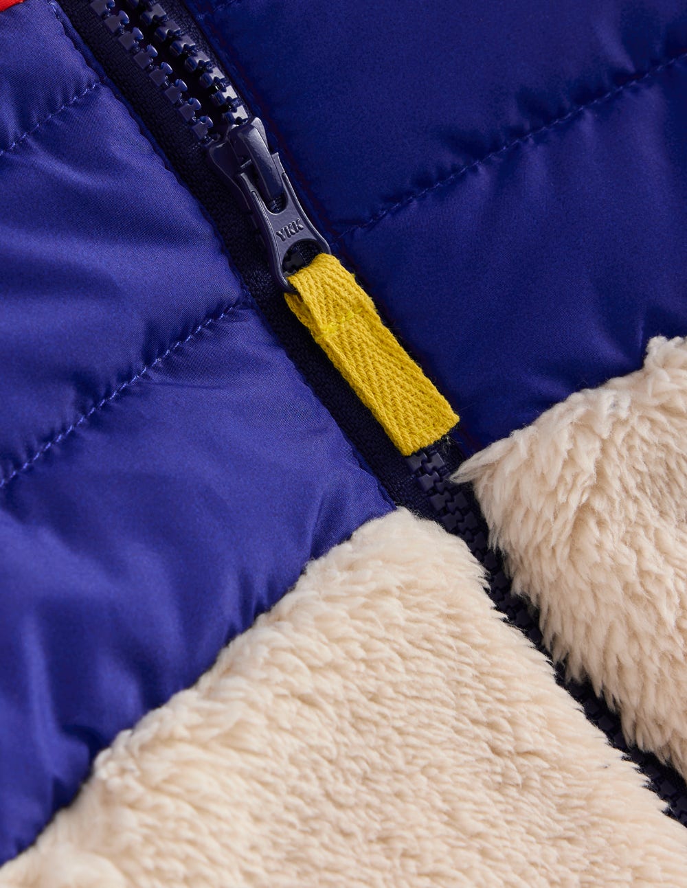 Veste avec borg-Colourblock multi