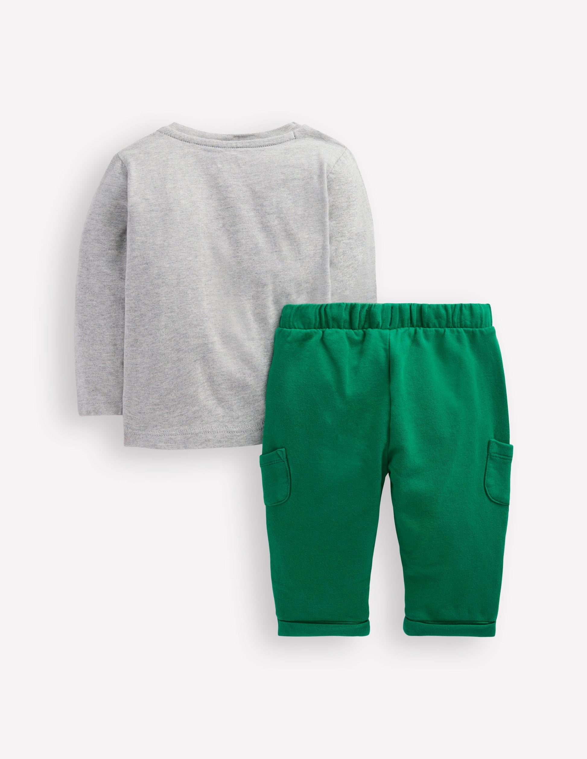 Jersey-Spielset mit Applikation-Grau Traktor-2