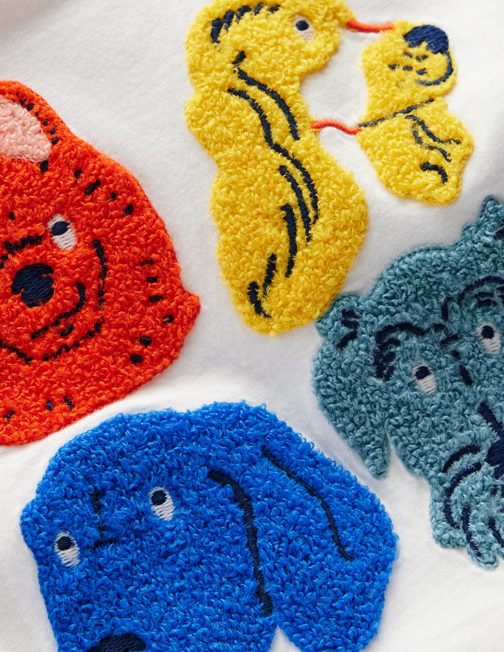 Jersey-Spielset mit Applikation-Bunt Hunde-3