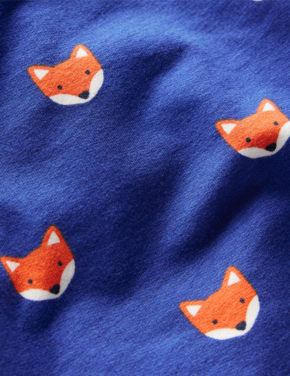 Sweatshirt-Spielset-Blau Füchse