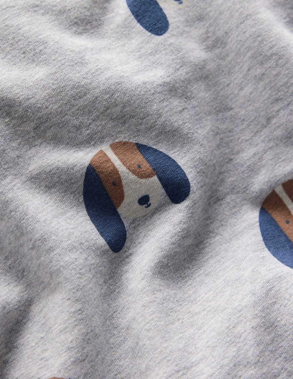 Sweatshirt-Spielset-Grau Meliert Welpe