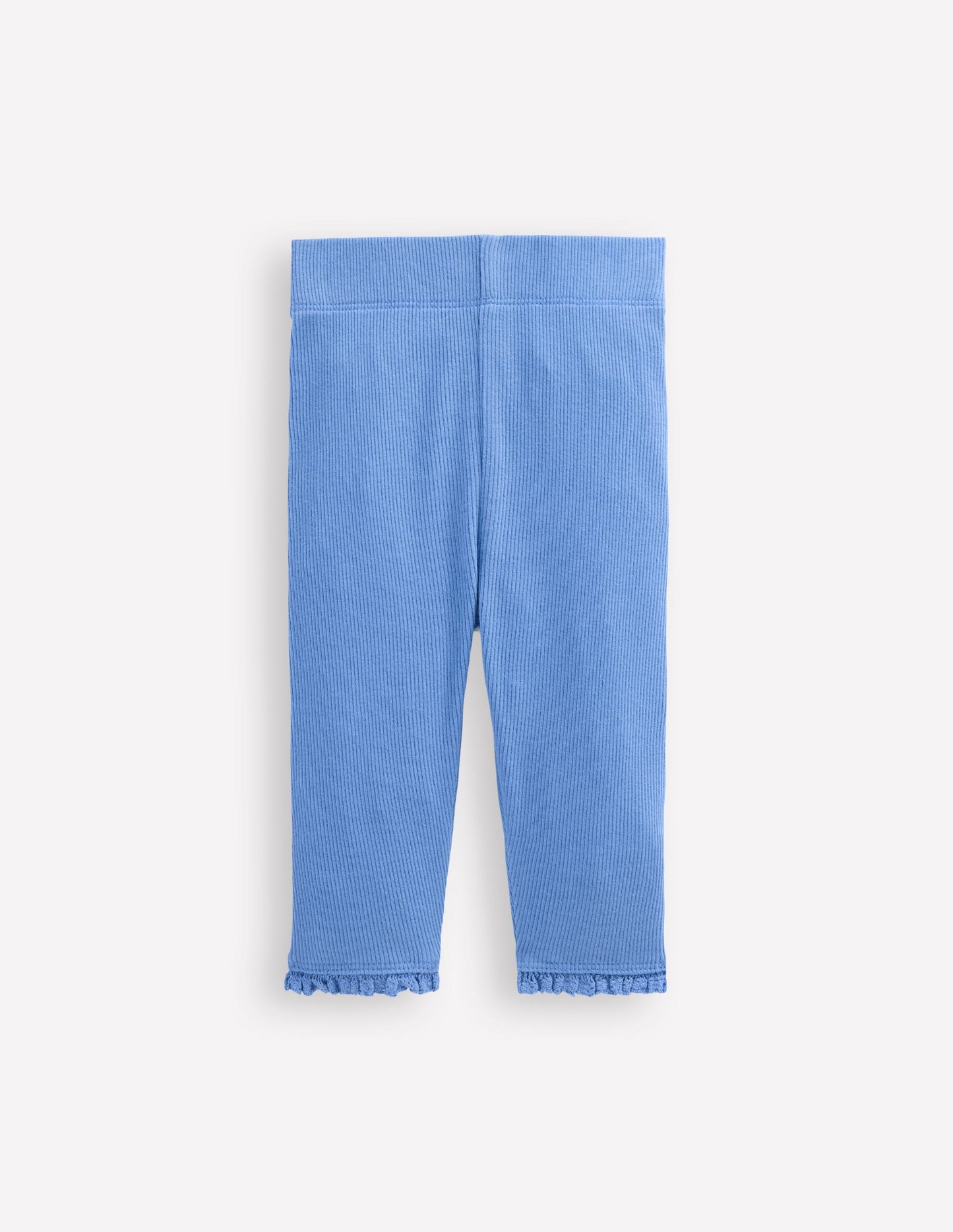 Gerippte Leggings-Vergissmeinnicht Blau