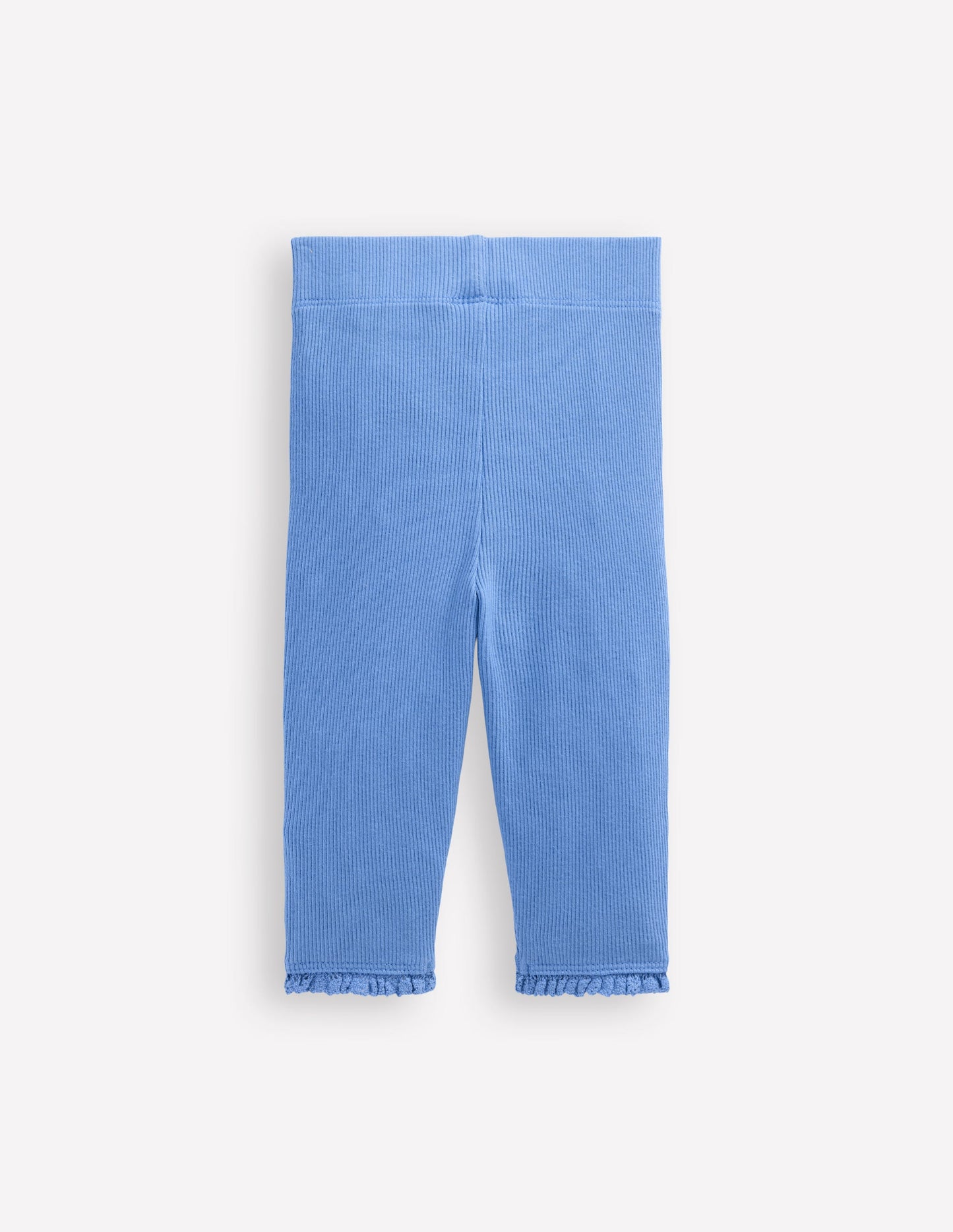 Gerippte Leggings-Vergissmeinnicht Blau