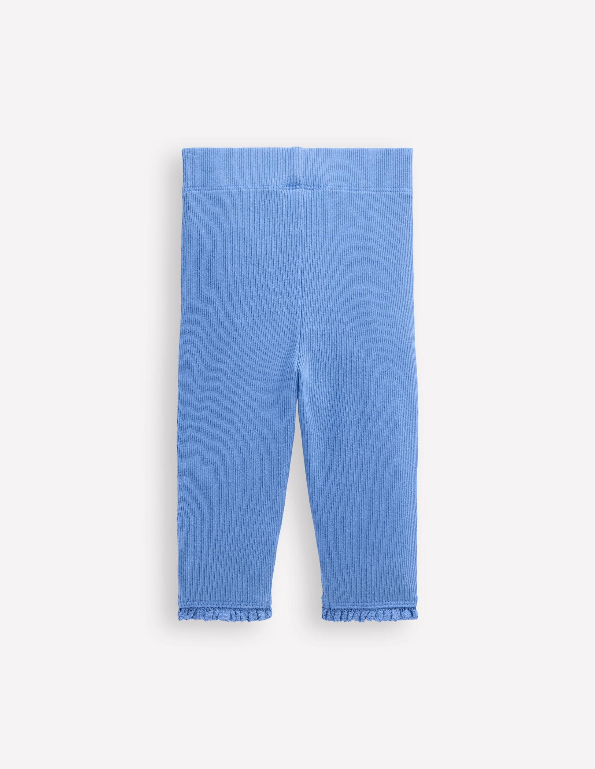 Gerippte Leggings-Vergissmeinnicht Blau-2