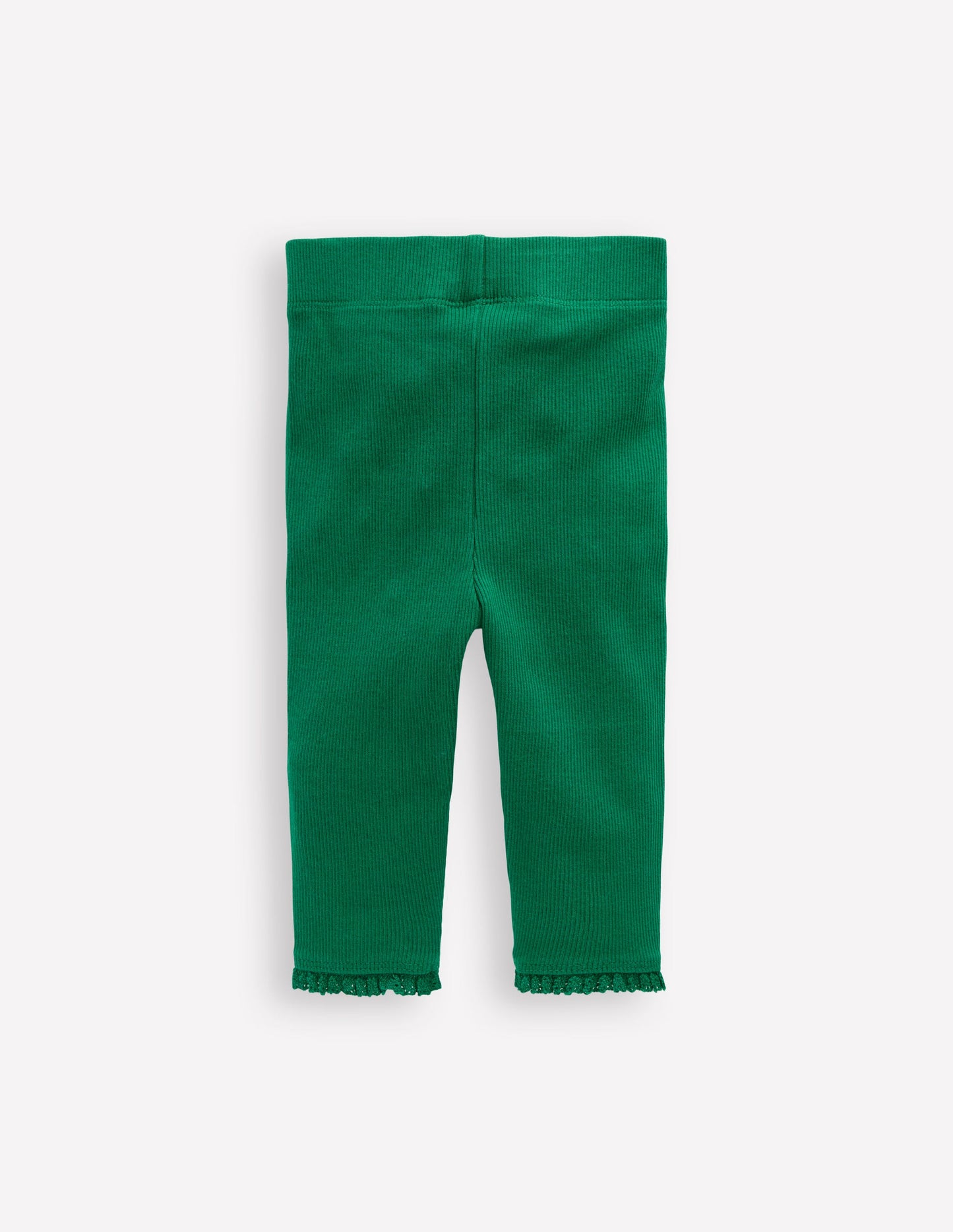 Gerippte Leggings-Juwelgrün