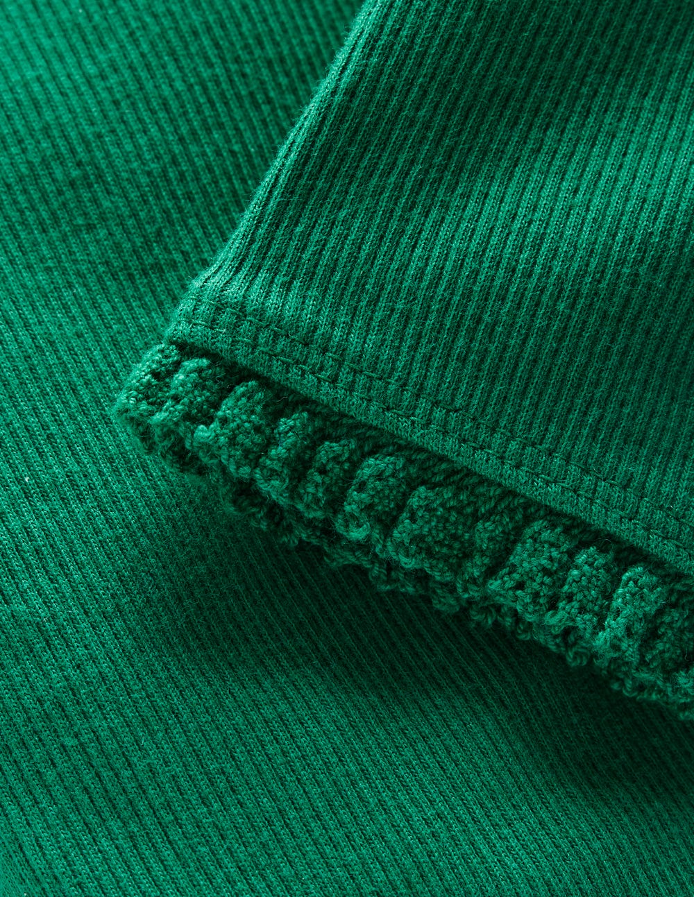 Gerippte Leggings-Juwelgrün