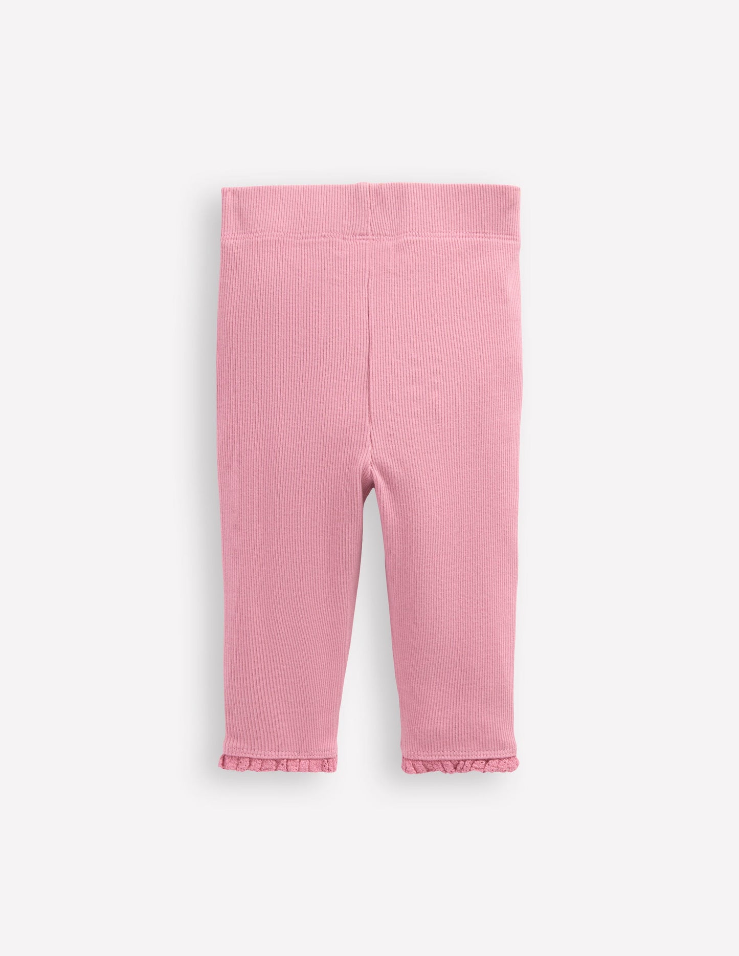Gerippte Leggings-Vintage-Rosa