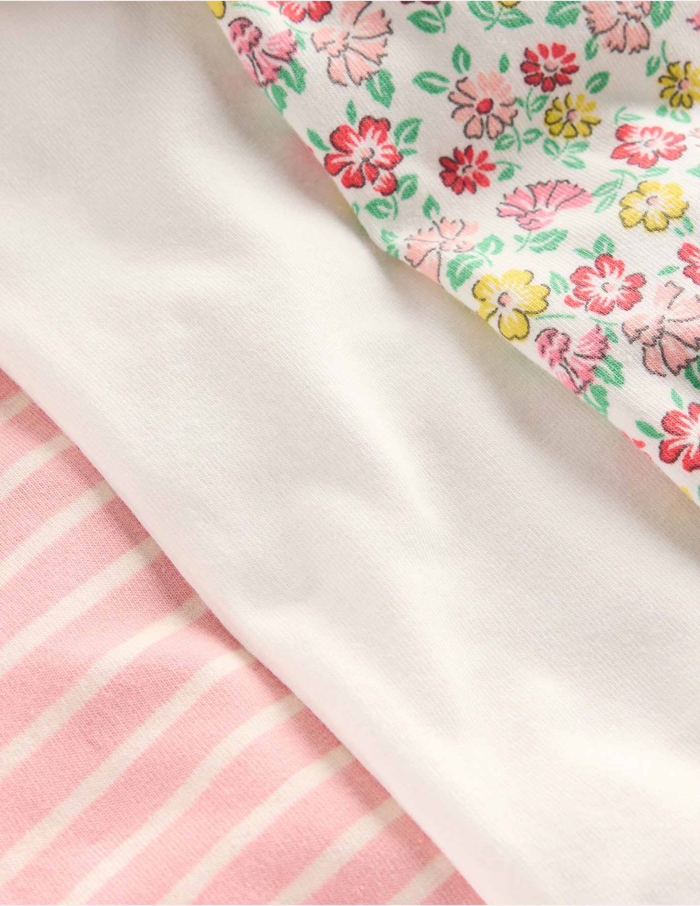 3 bodies à motif floral-Motif Flowerbed multi