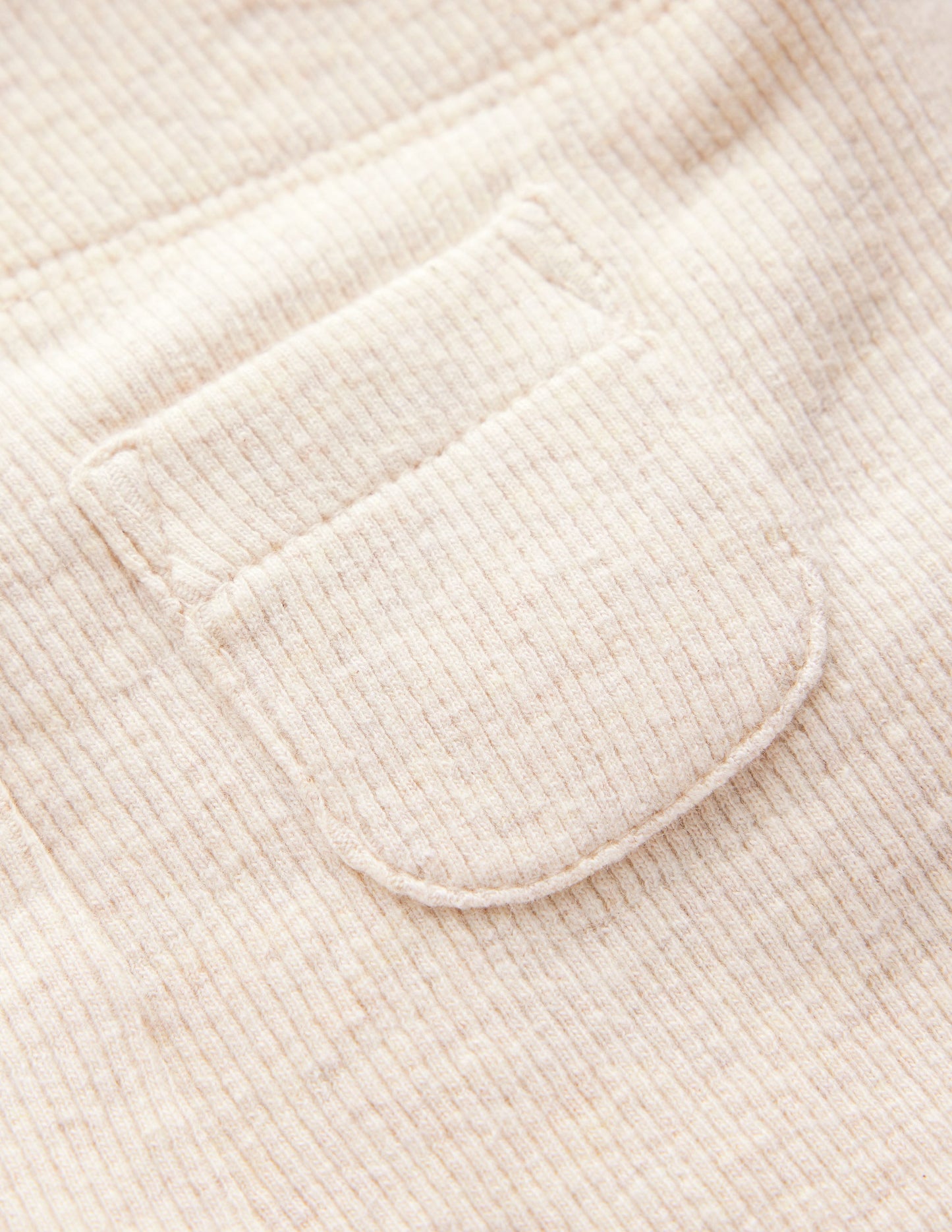 Gerippte, melierte Leggings-Beige Meliert