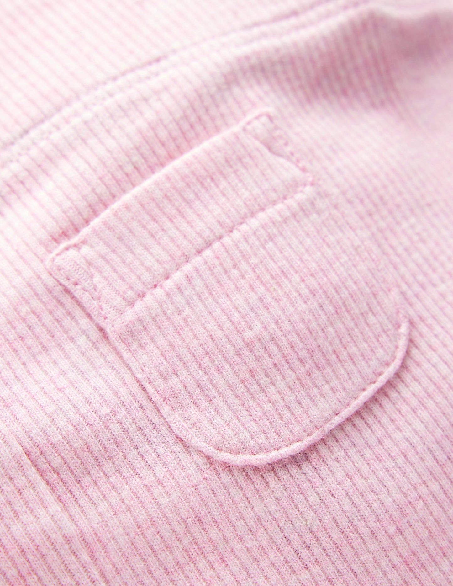 Gerippte, melierte Leggings-Vintage-Mauve Meliert