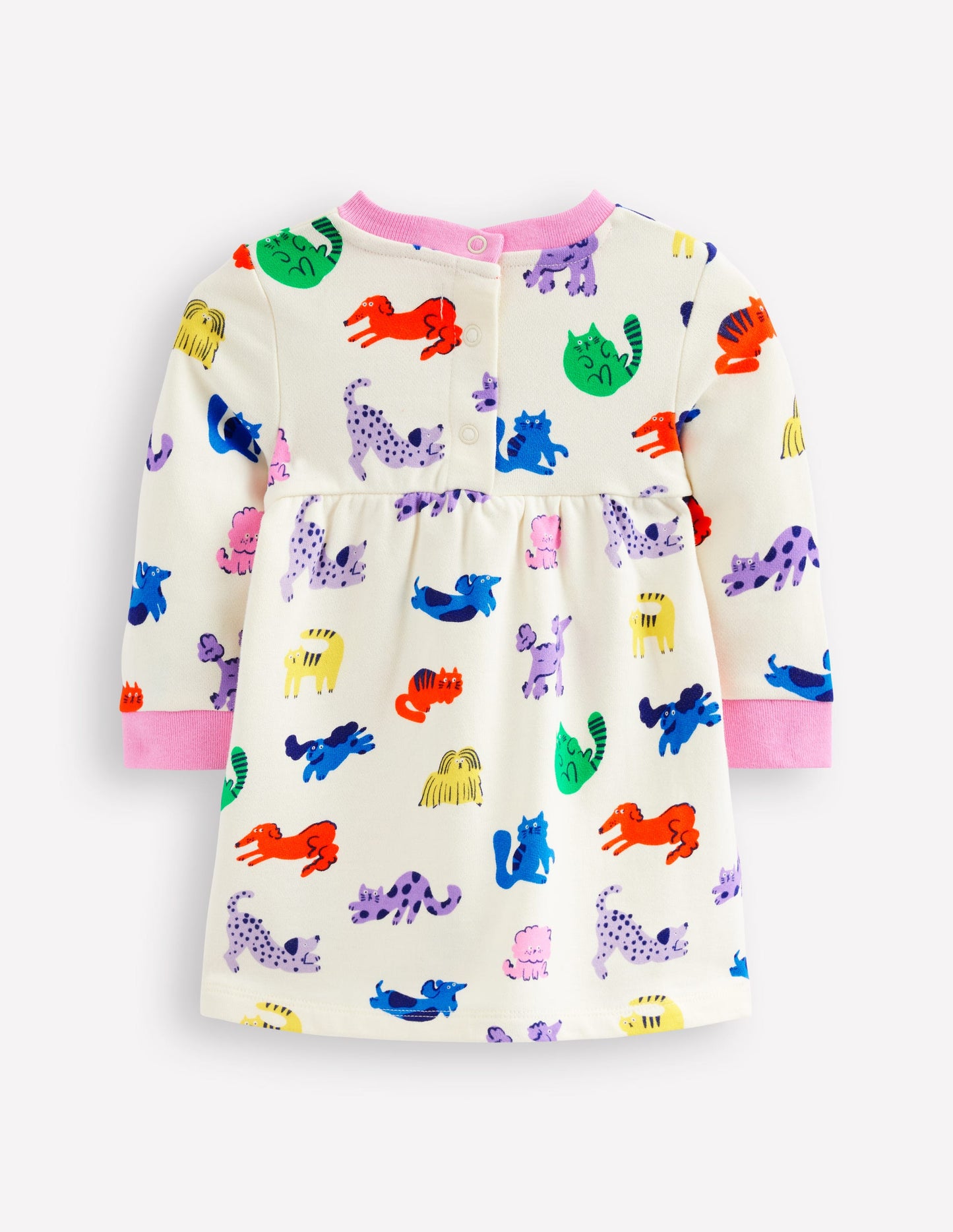 Robe-sweat-Animaux arc-en-ciel