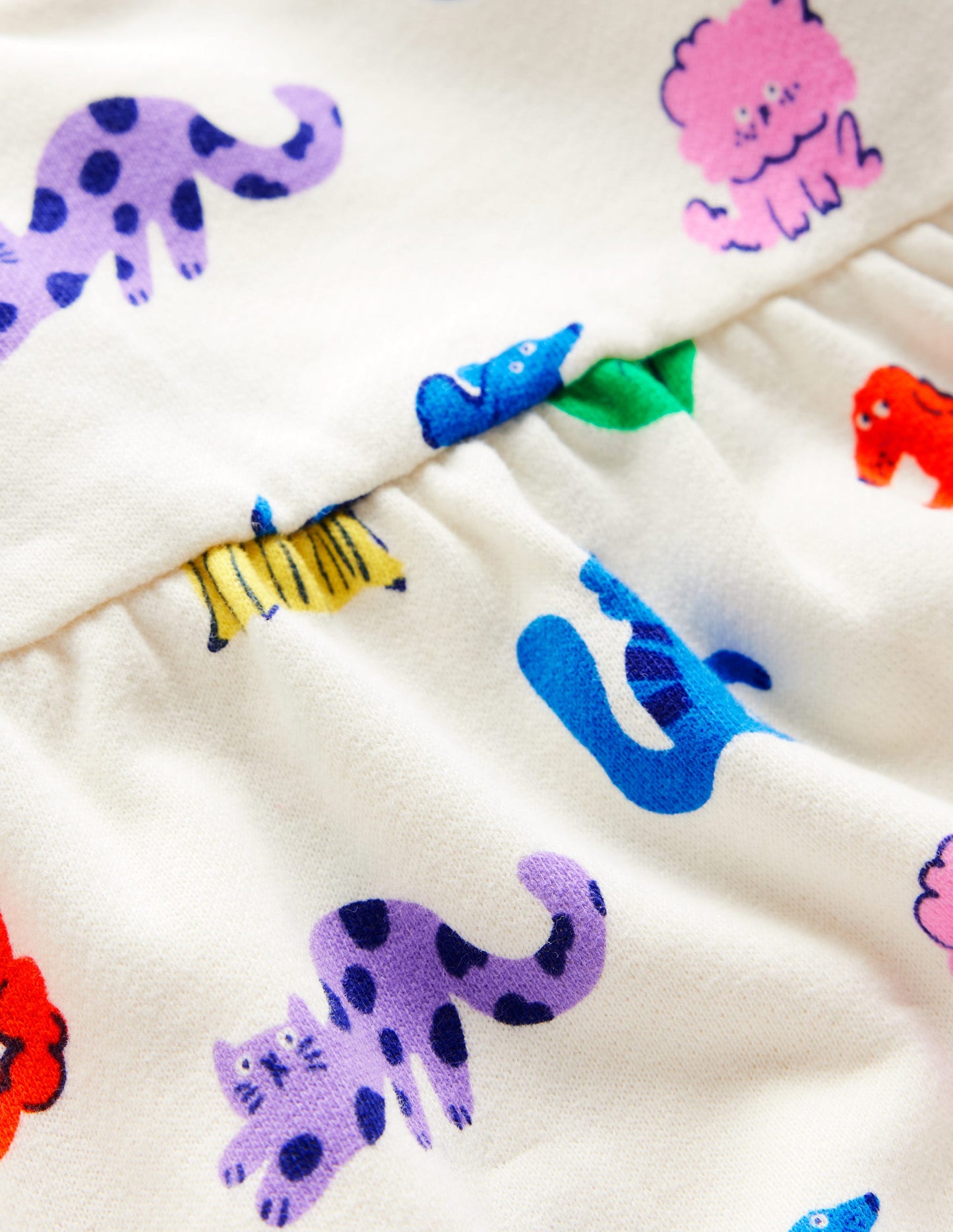 Robe-sweat-Animaux arc-en-ciel