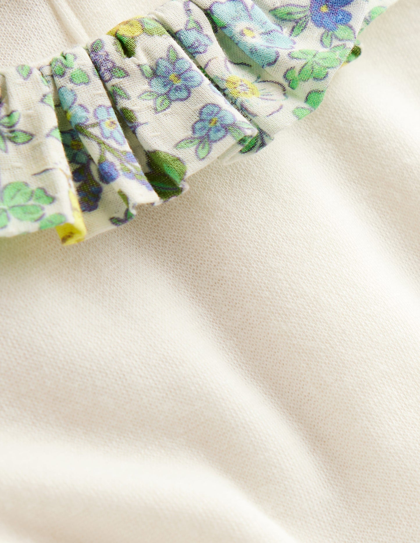 Ensemble rétro-Motif floral poussin multi