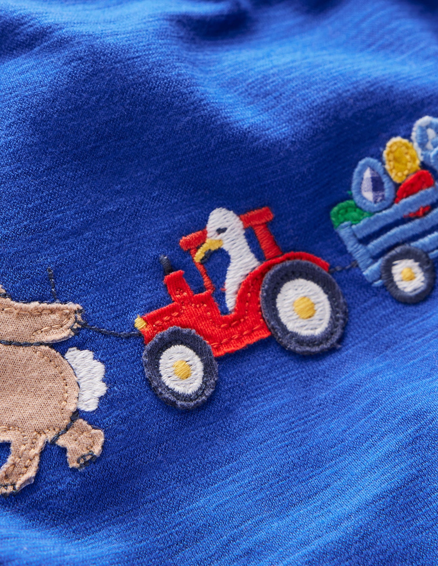 Ensemble fun en jersey-Lapin bleu vif