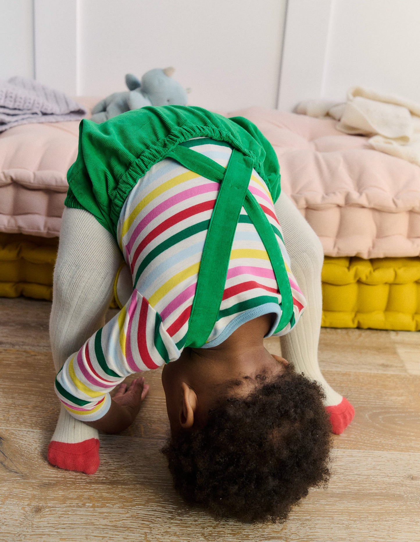 Origineller, weit geschnittener Strampler-Baumgrün