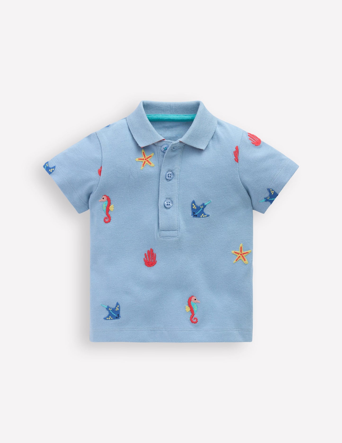 Polo brodé-Multi Spring Meadow