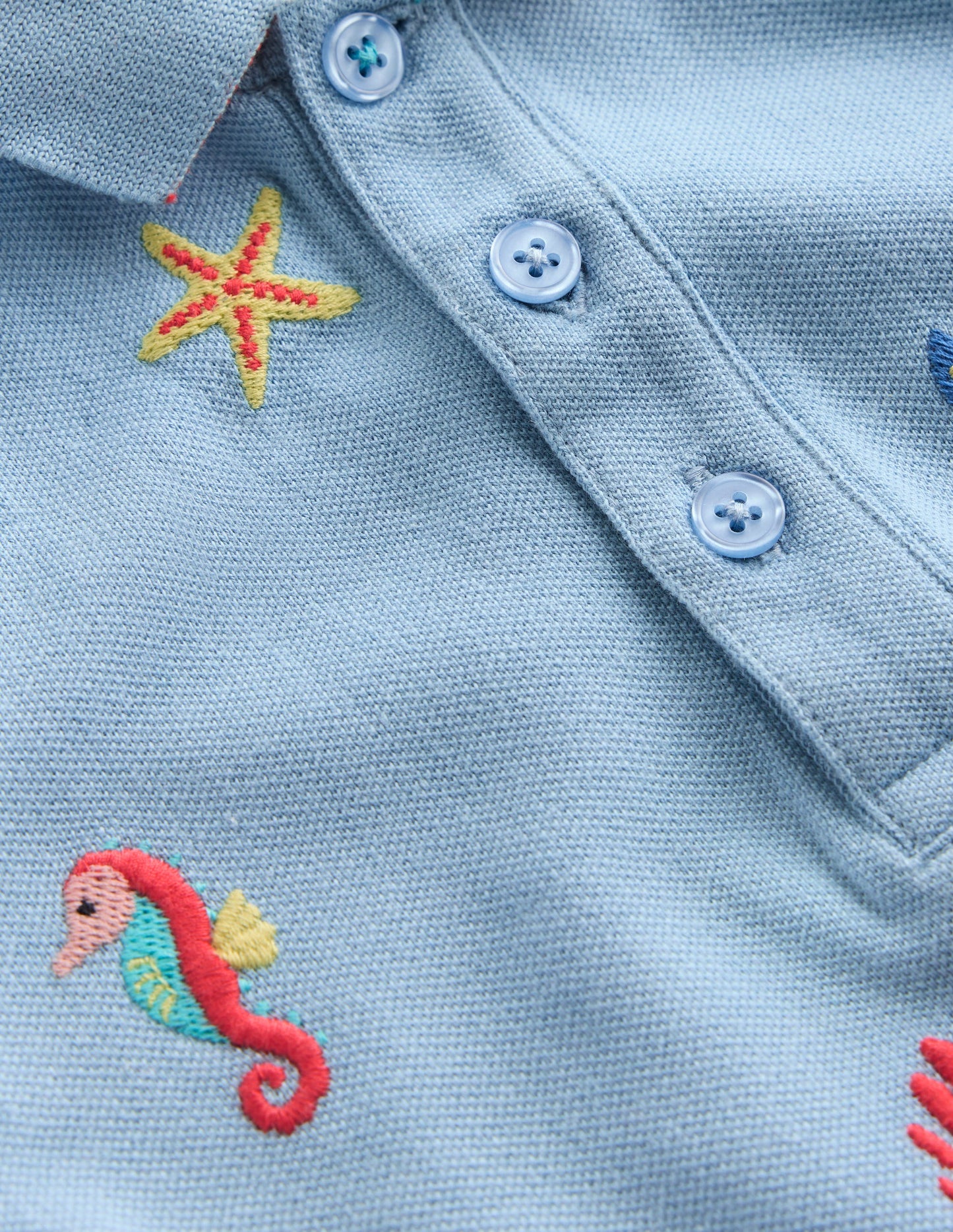 Polo brodé-Multi Spring Meadow