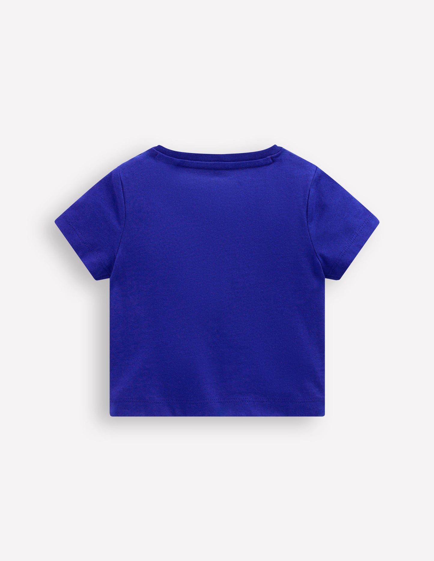 T-shirt avec rabat à soulever garçon-Cirque bleu vif