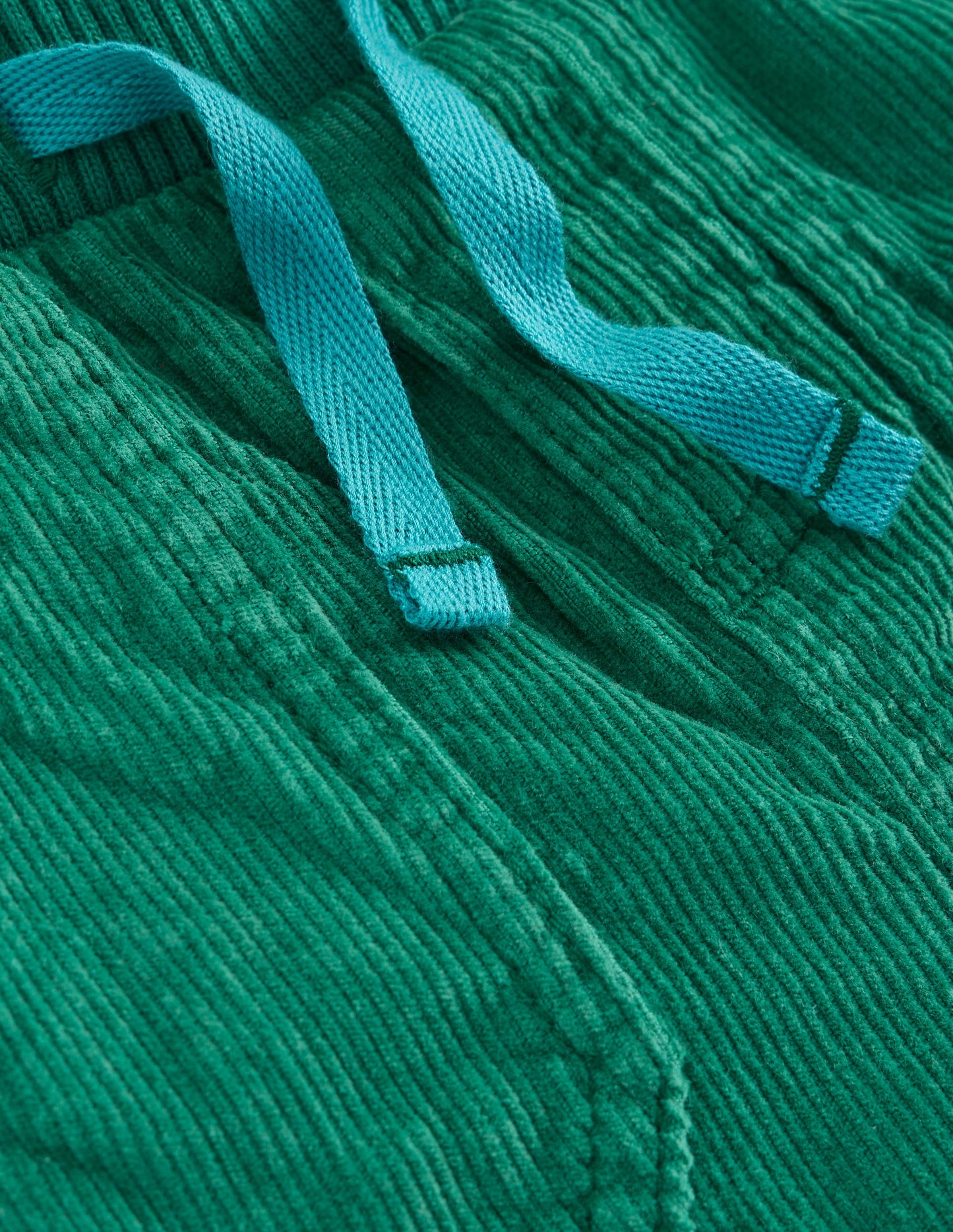 Kuschelige, gefütterte Hose-Juwelgrün