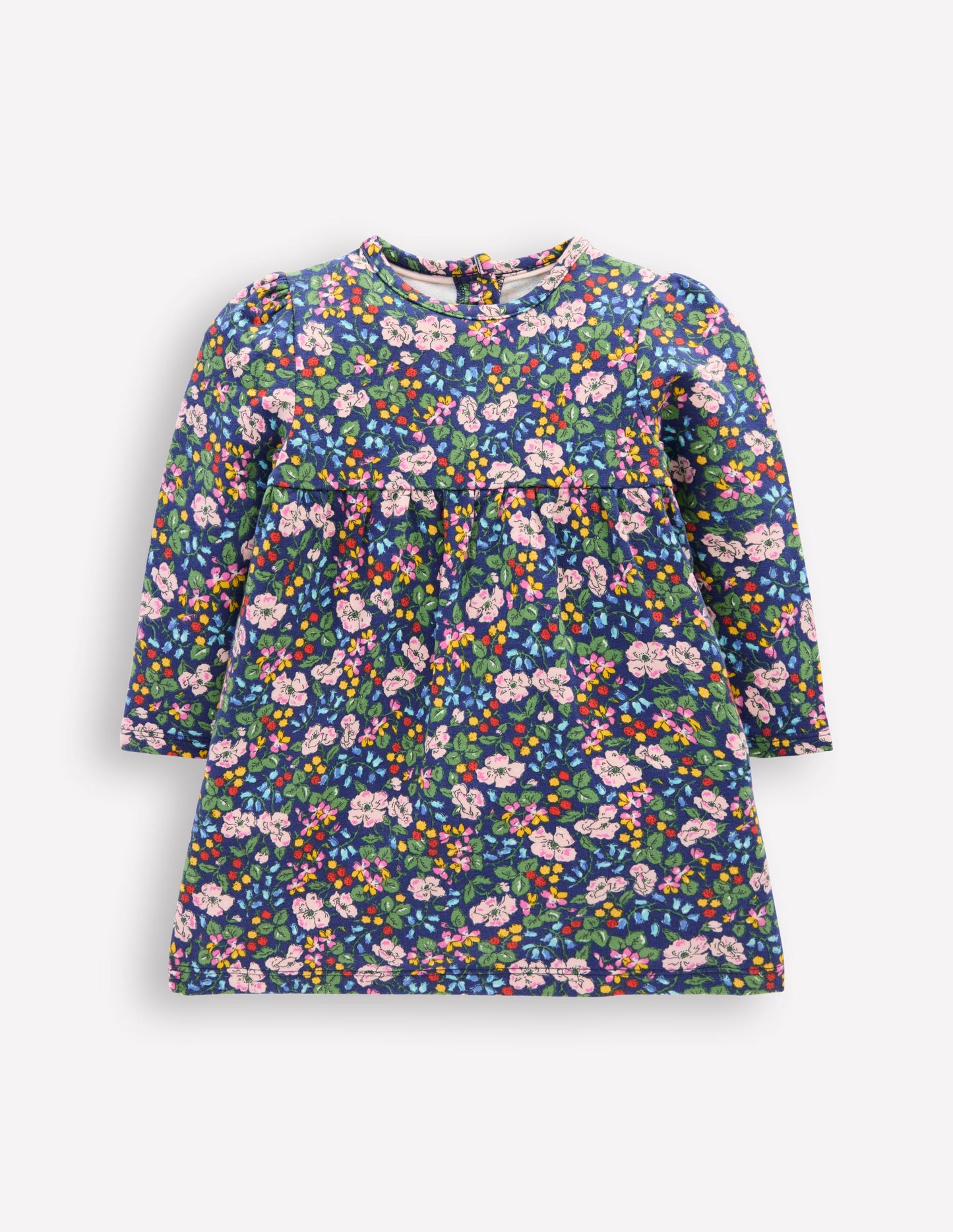 Sweatshirt-Kleid-Dämmerlicht Beere Blumenmuster