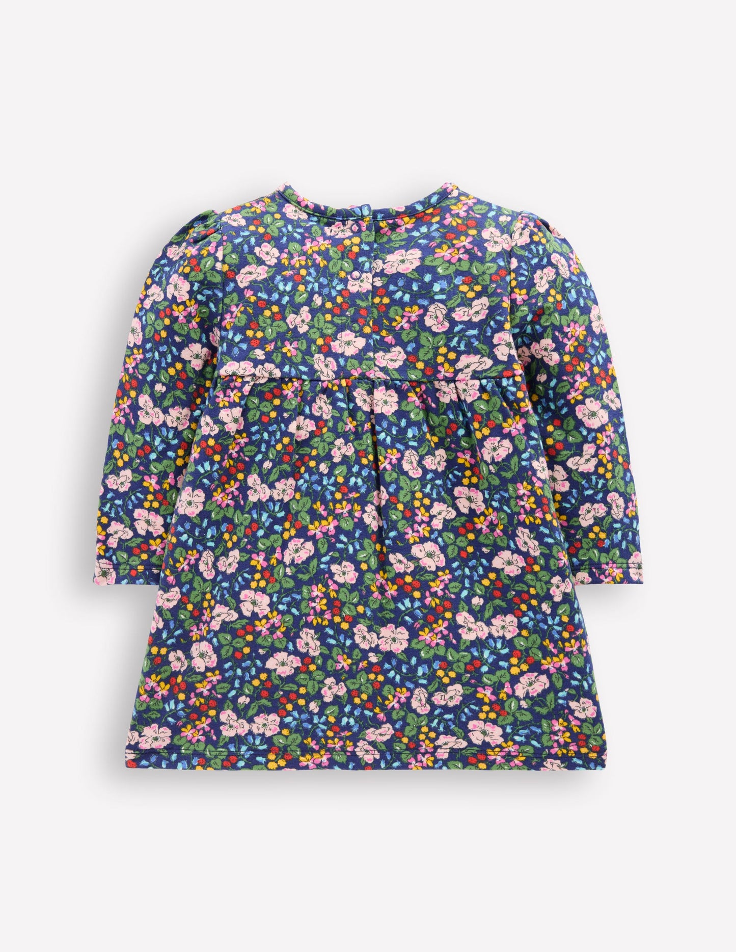 Sweatshirt-Kleid-Dämmerlicht Beere Blumenmuster