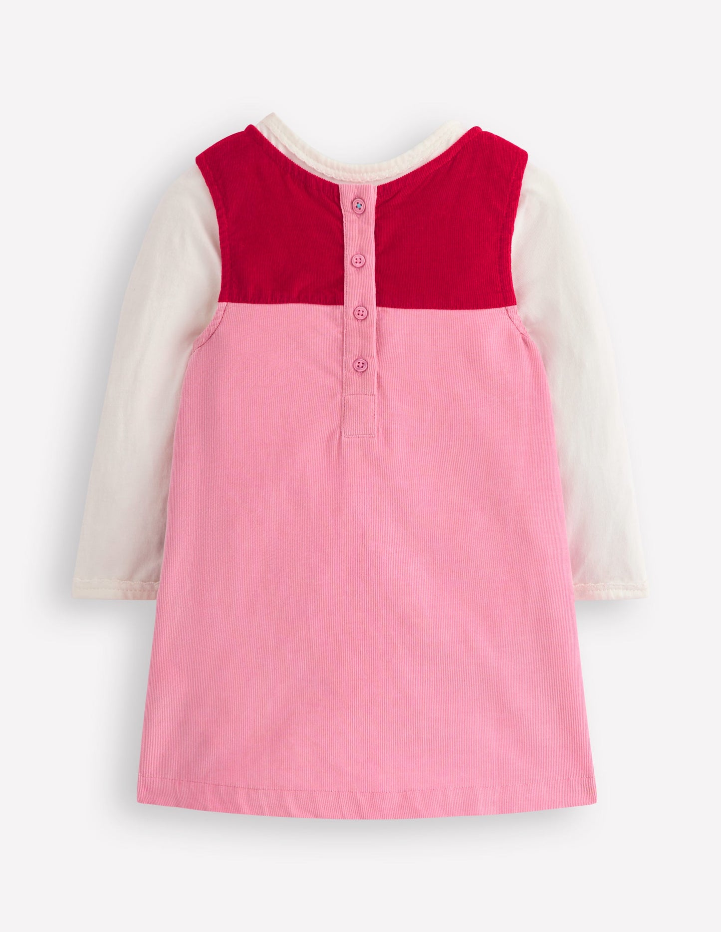 Originelles Cordkleid im Set-Lebkuchenhaus