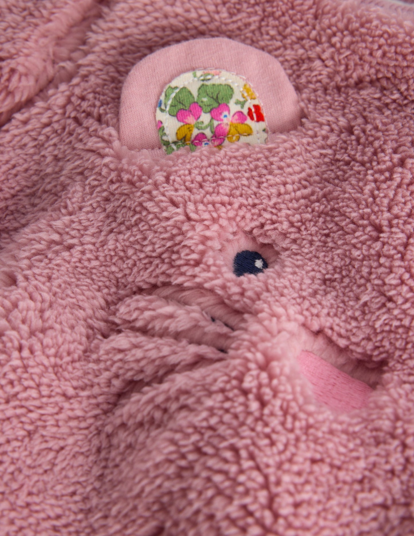 Originelles Teddyfell-Sweatshirt im Set-Rosa Maus