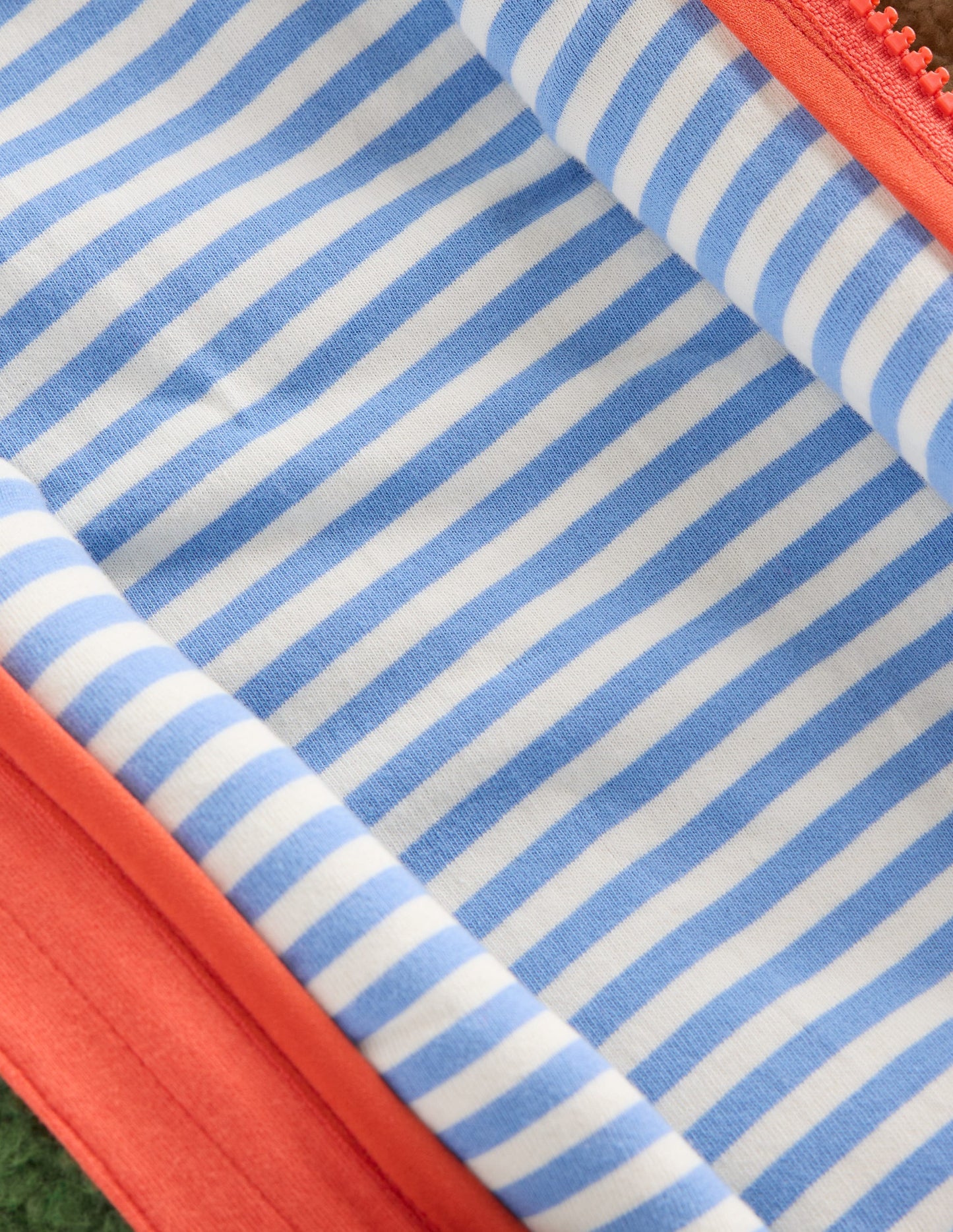 Kuschelige Teddyfell-Jacke-Bunt Blockfarben