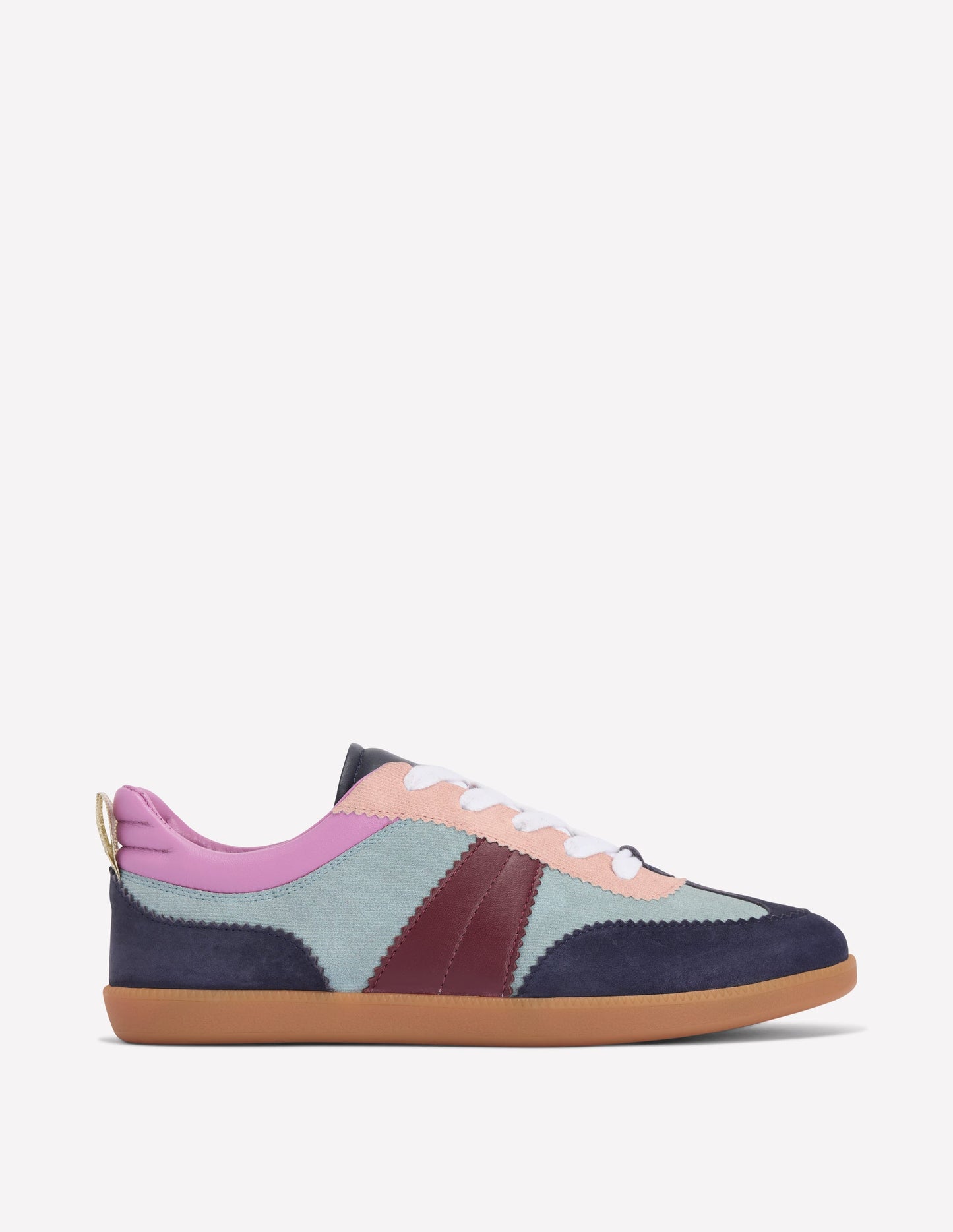 Erin Retro-Tennisschuhe-Cord Blockfarben