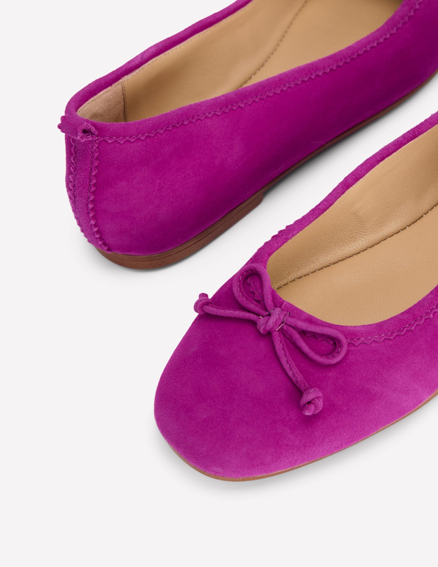 Kitty Ballerinas mit flexibler Sohle-Königliches Lila