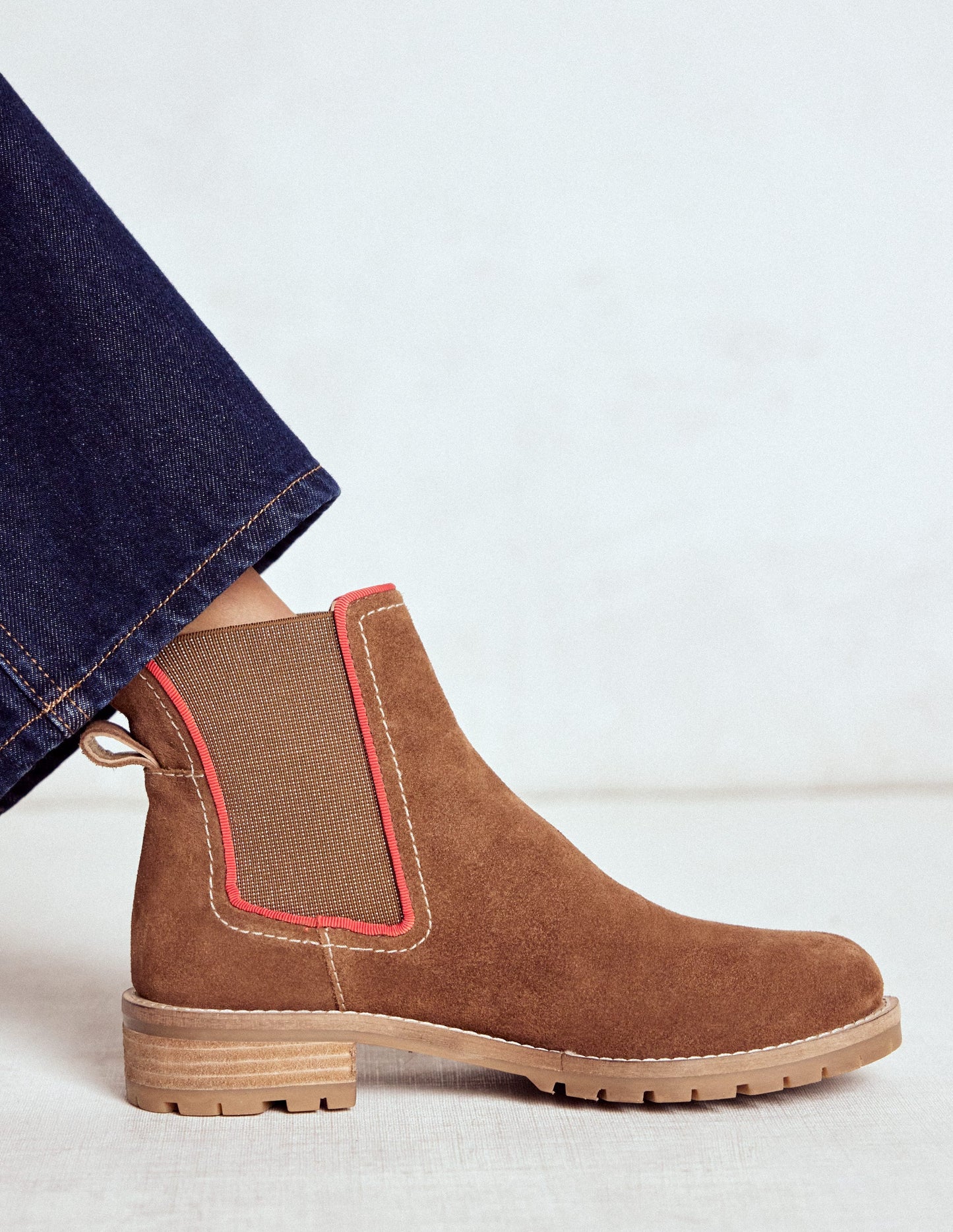 Freya Chelsea-Stiefel-Hellbraun