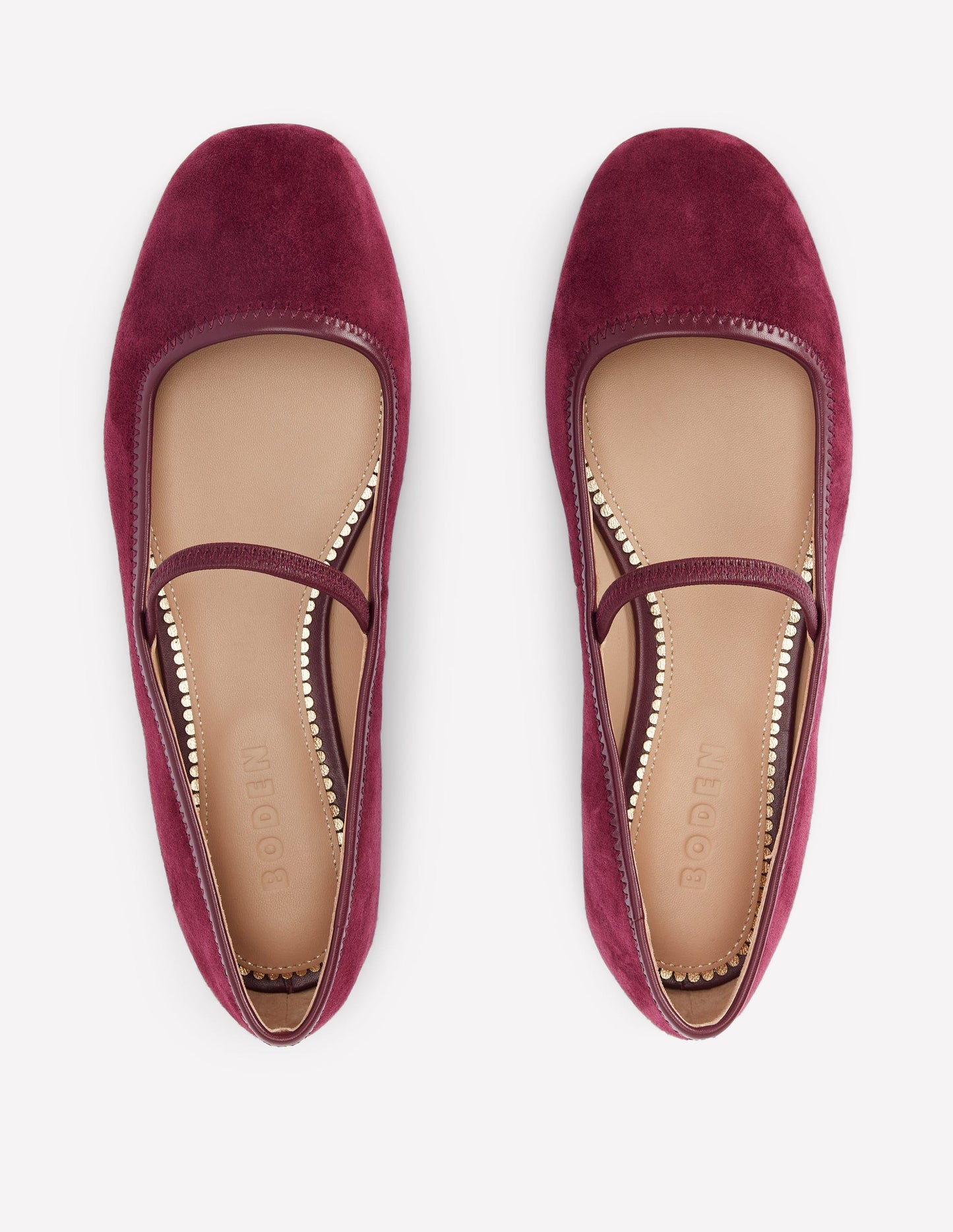 Thea Mary-Jane-Ballerinas-Oxblood